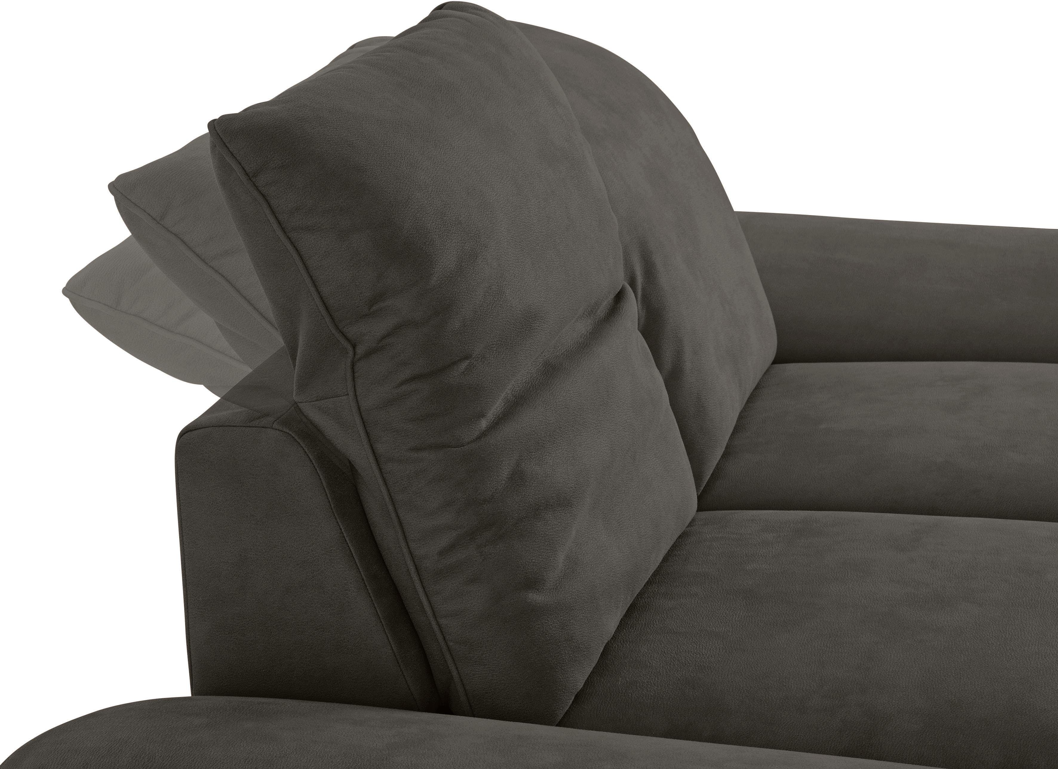 Füße Sitztiefenverstellung, 202 W.SCHILLIG bronze 2-Sitzer pulverbeschichtet, Breite enjoy&MORE, cm