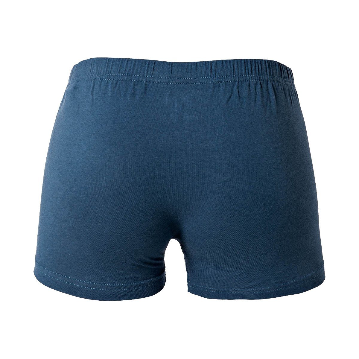 Basic 2er Boxer Pants, - Short Shorts, Pack Herren Blau CECEBA