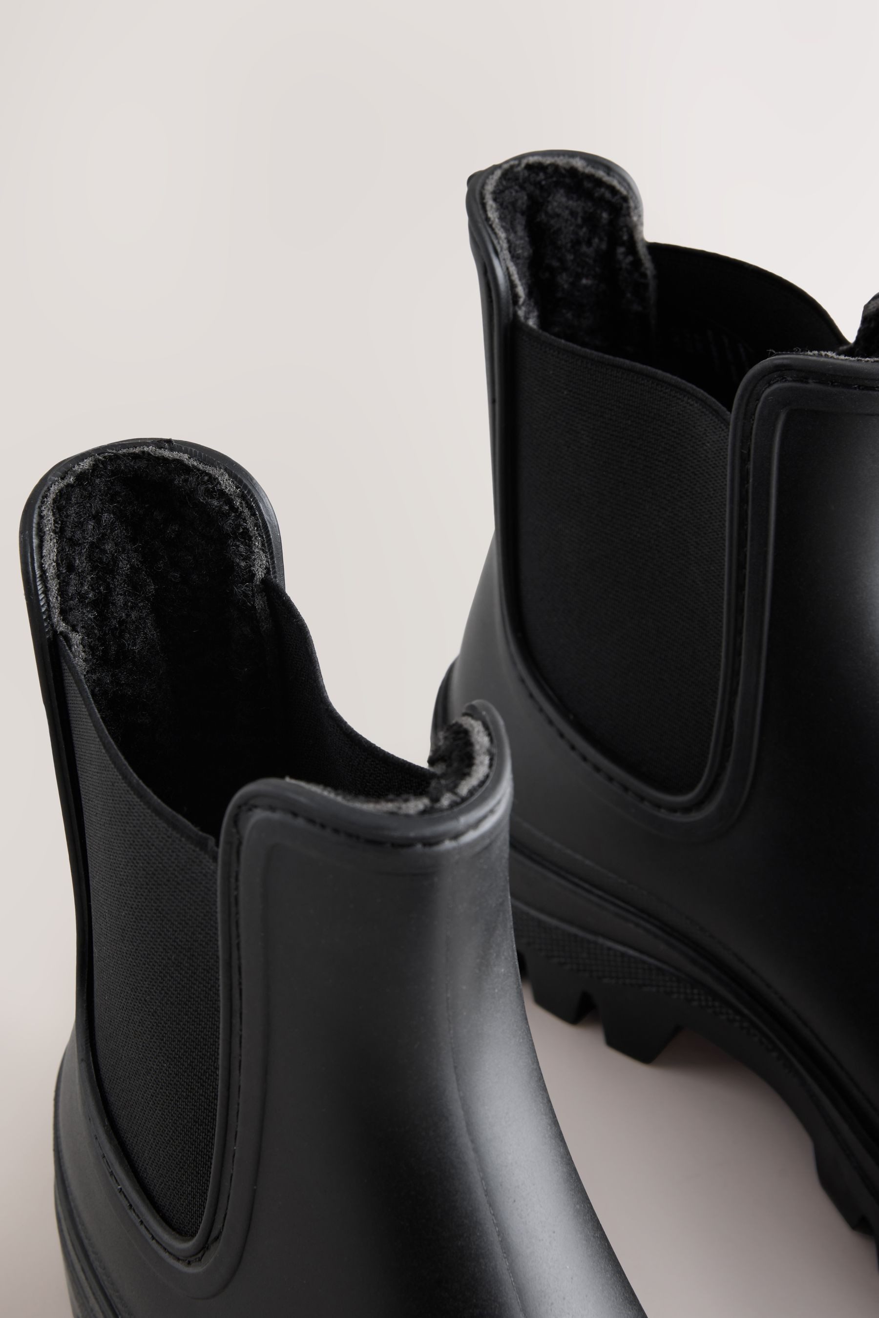 Next Chelsea-Gummistiefel mit Kunstfellfutter Gummistiefel (1-tlg)