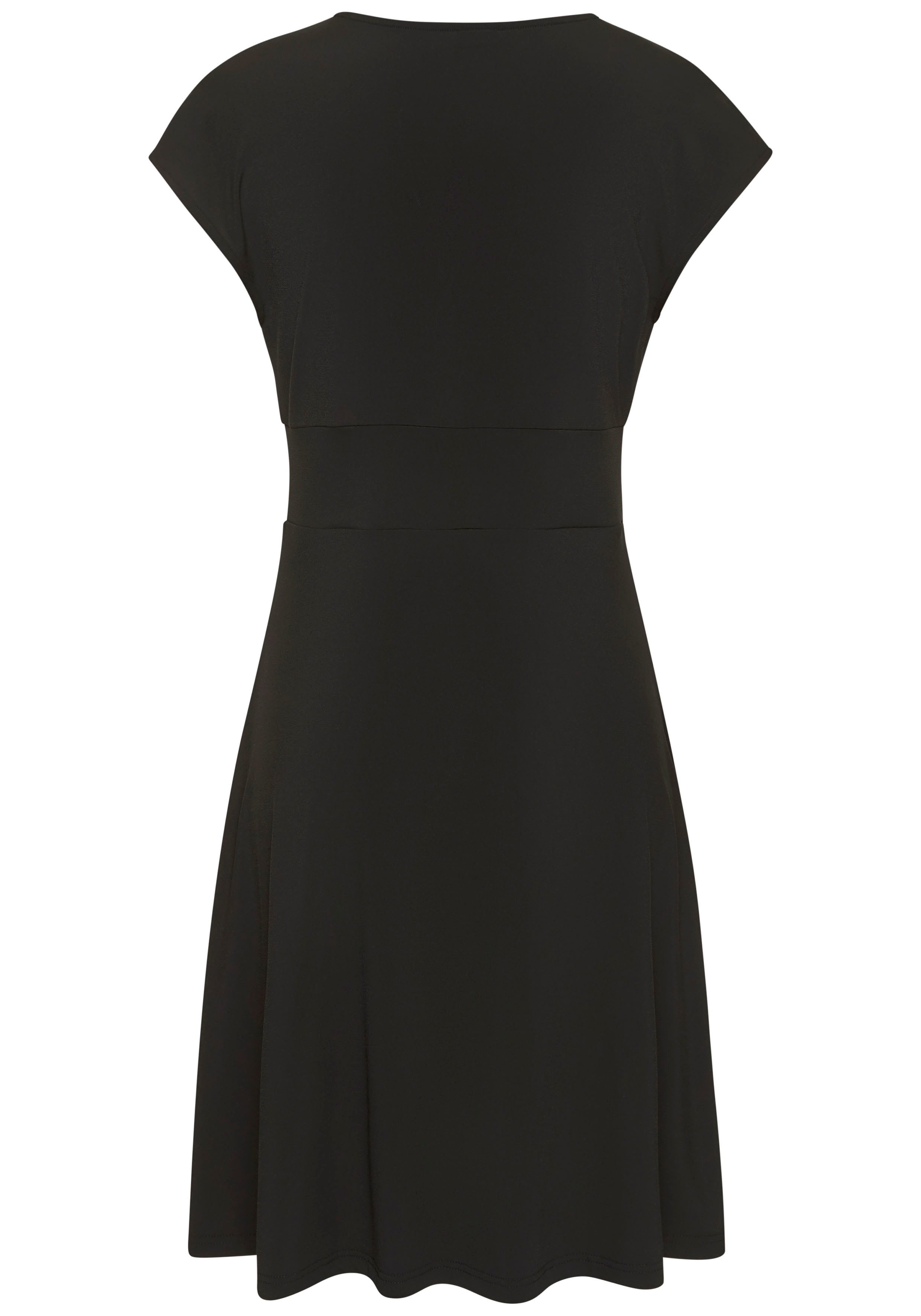 LASCANA Midikleid aus bügelfreier Ware, elegantes Sommerkleid aus Jersey, Strandkleid