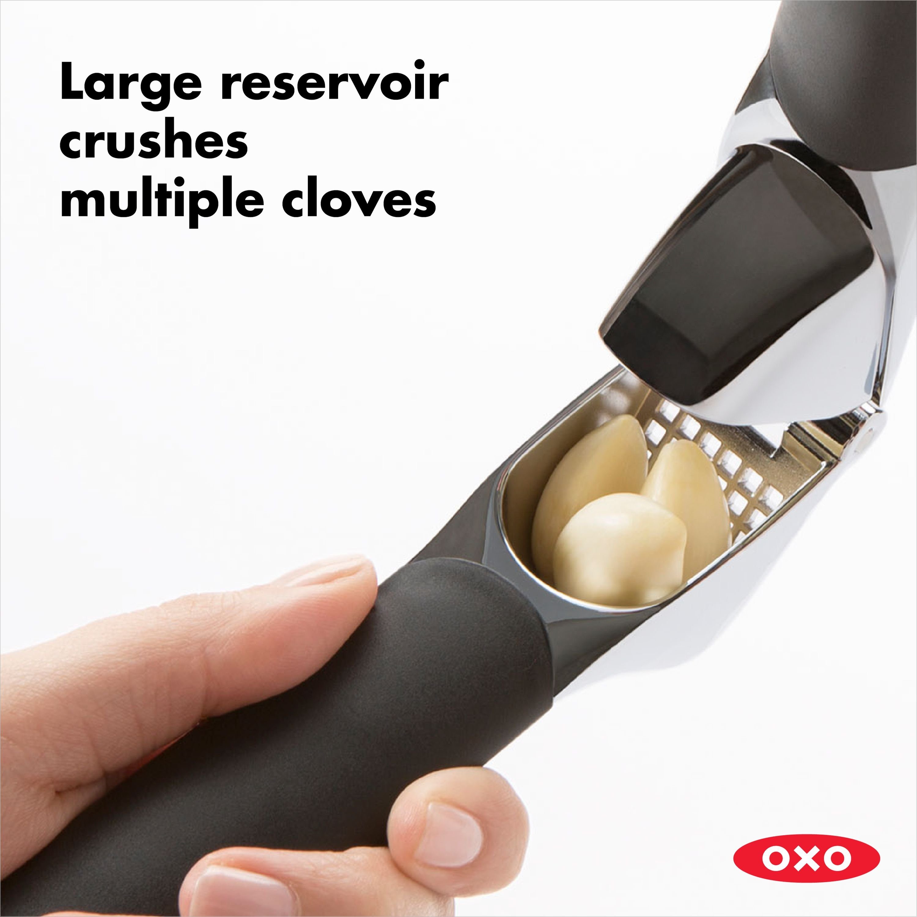 OXO Good Grips Knoblauch und Ingwer – Knoblauchpresse zum OXO Knoblauchpresse Grips spülmaschinenfest Good Zerdrücken von