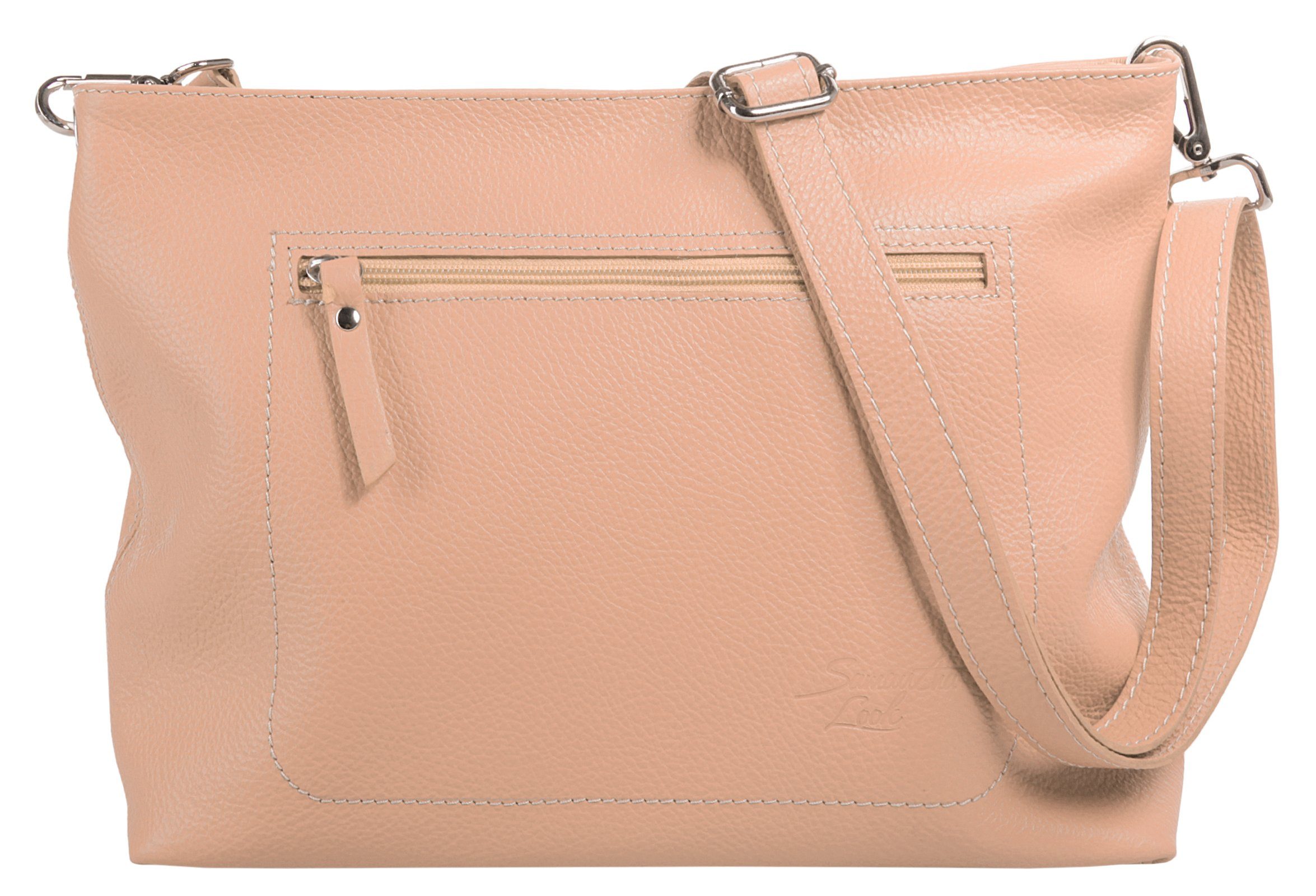 Samantha Look Umhängetasche echt Leder, Made in Italy günstig online kaufen