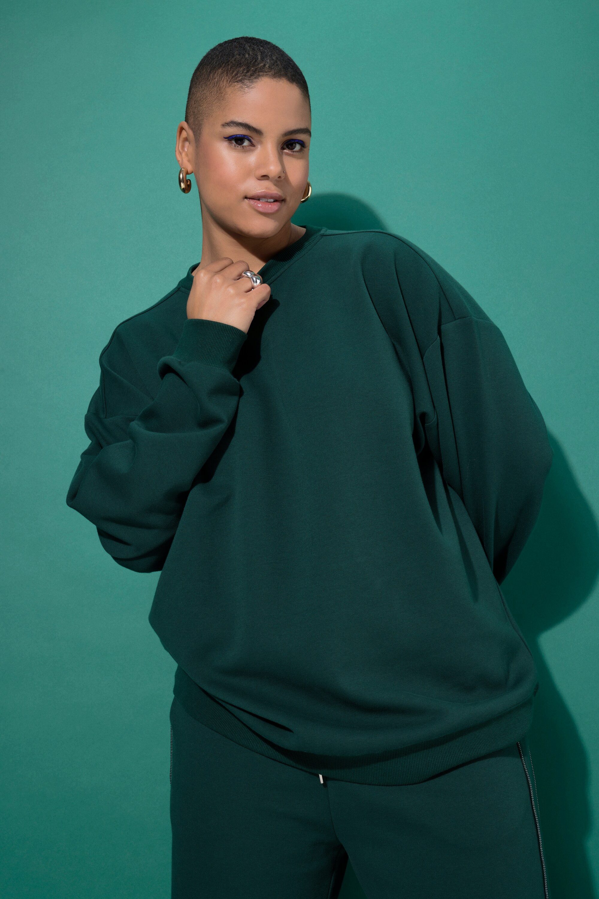 Studio Untold Sweatshirt Sweatshirt Oversized Langarm
