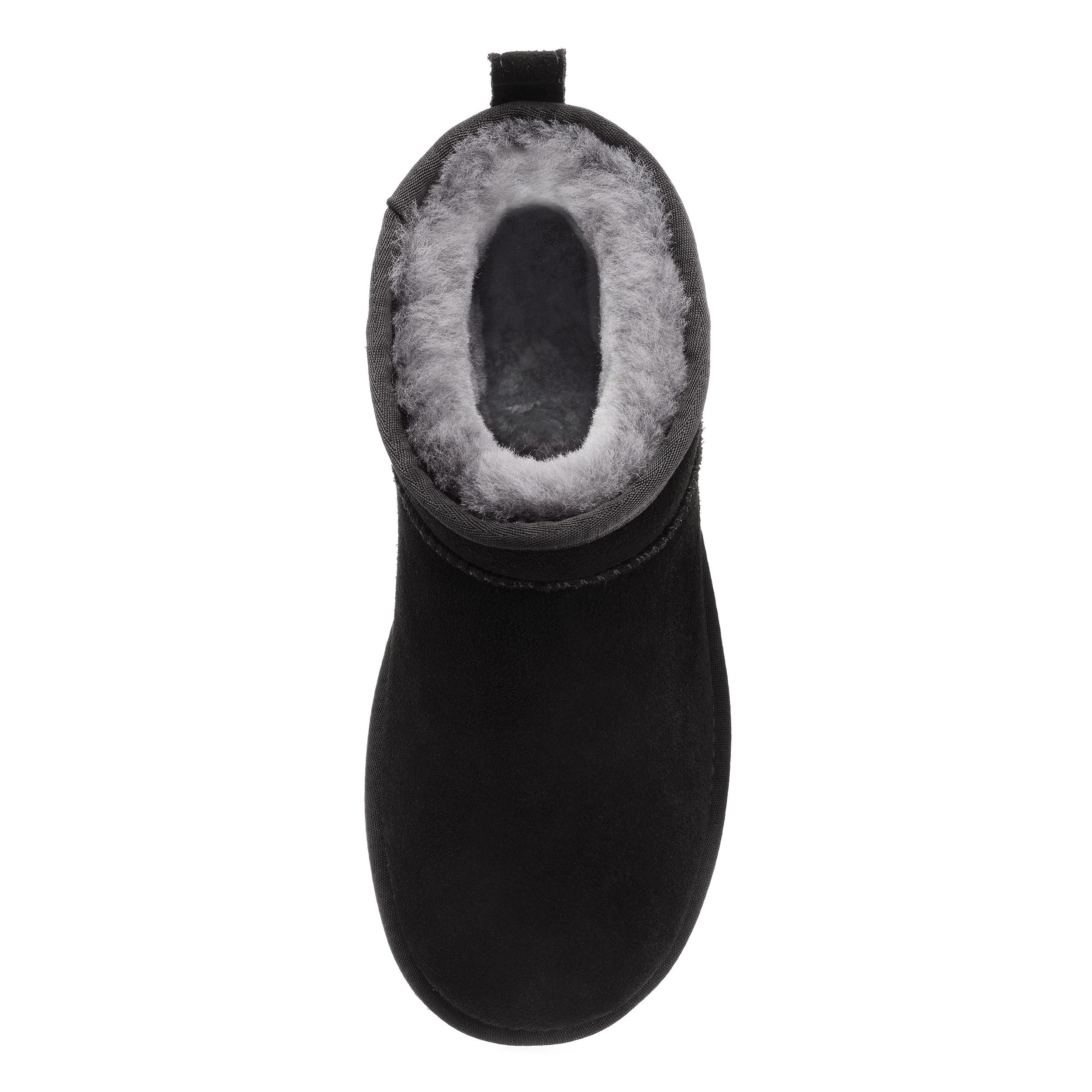 Parfeying Damen Herren KLASSISCHE LEDERSTIEFELETTEN Stiefelette (aus luxuriösem australischem Lammerfell Plüsch)