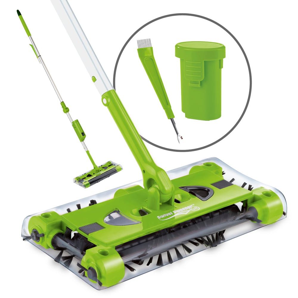 Swivel Sweeper Akkubesen G 2, 15 W, mit Knickgelenk max. Flexibilität Boden Fliesen Laminat säubern
