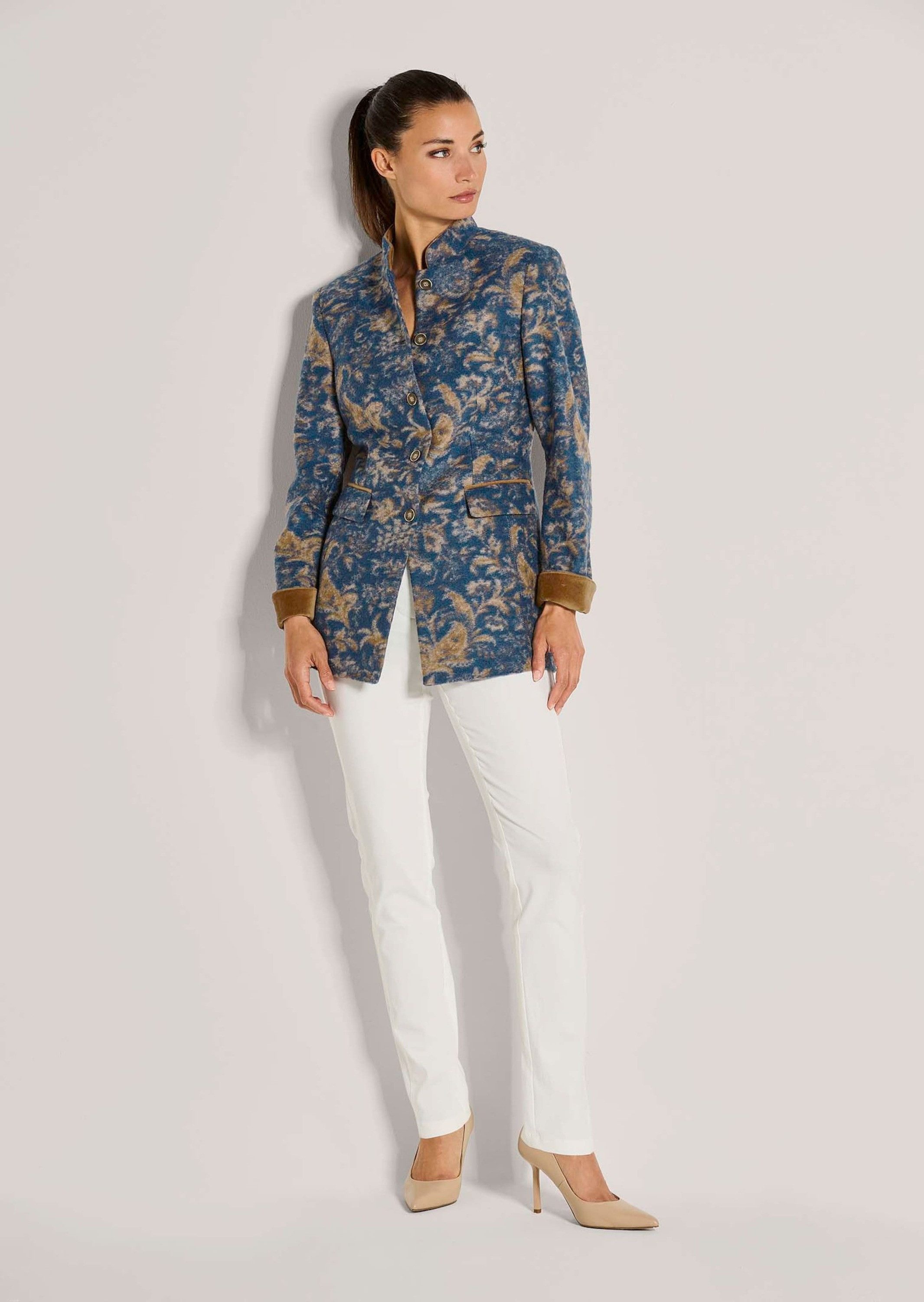 MADELEINE Kurzmantel Eleganter Einreiher mit kunstvollem günstig online kaufen