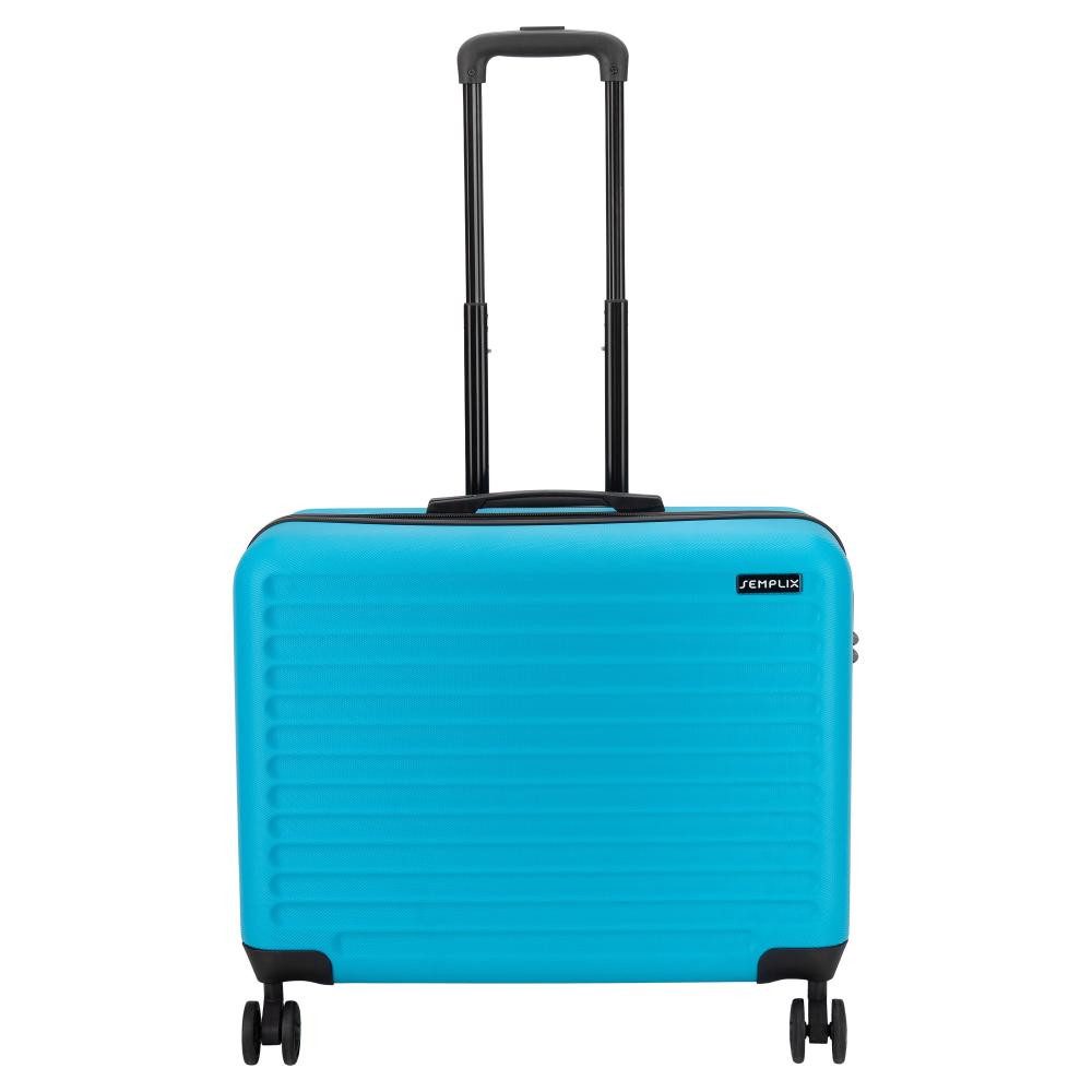 Semplix Nähmaschinen-Trolley - Nähmaschinentrolley türkis / Hartschale 54x28x40cm (BxTxH)