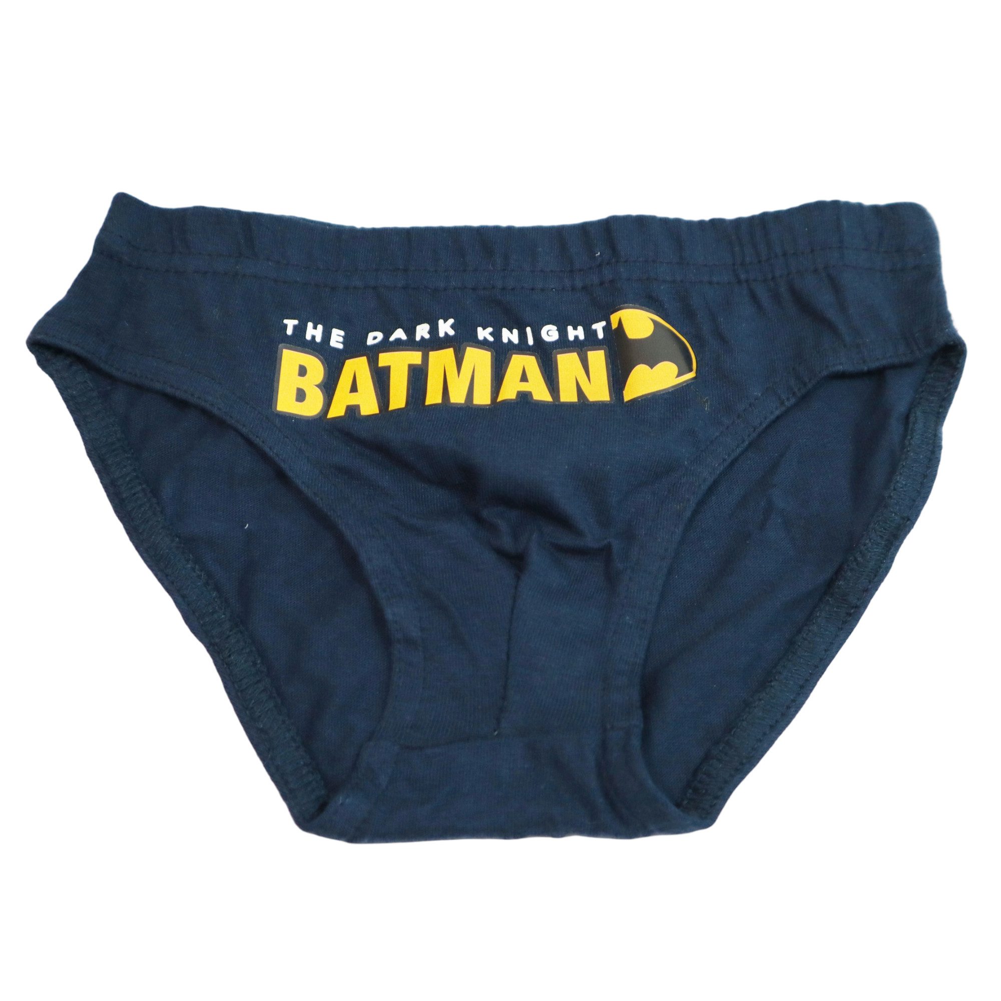 DC Comics Slip DC Comics Batman 3er Pack Slips Kinder Jungen Unterwäsche (3-St) Baumwolle Gr. 104 bis 134