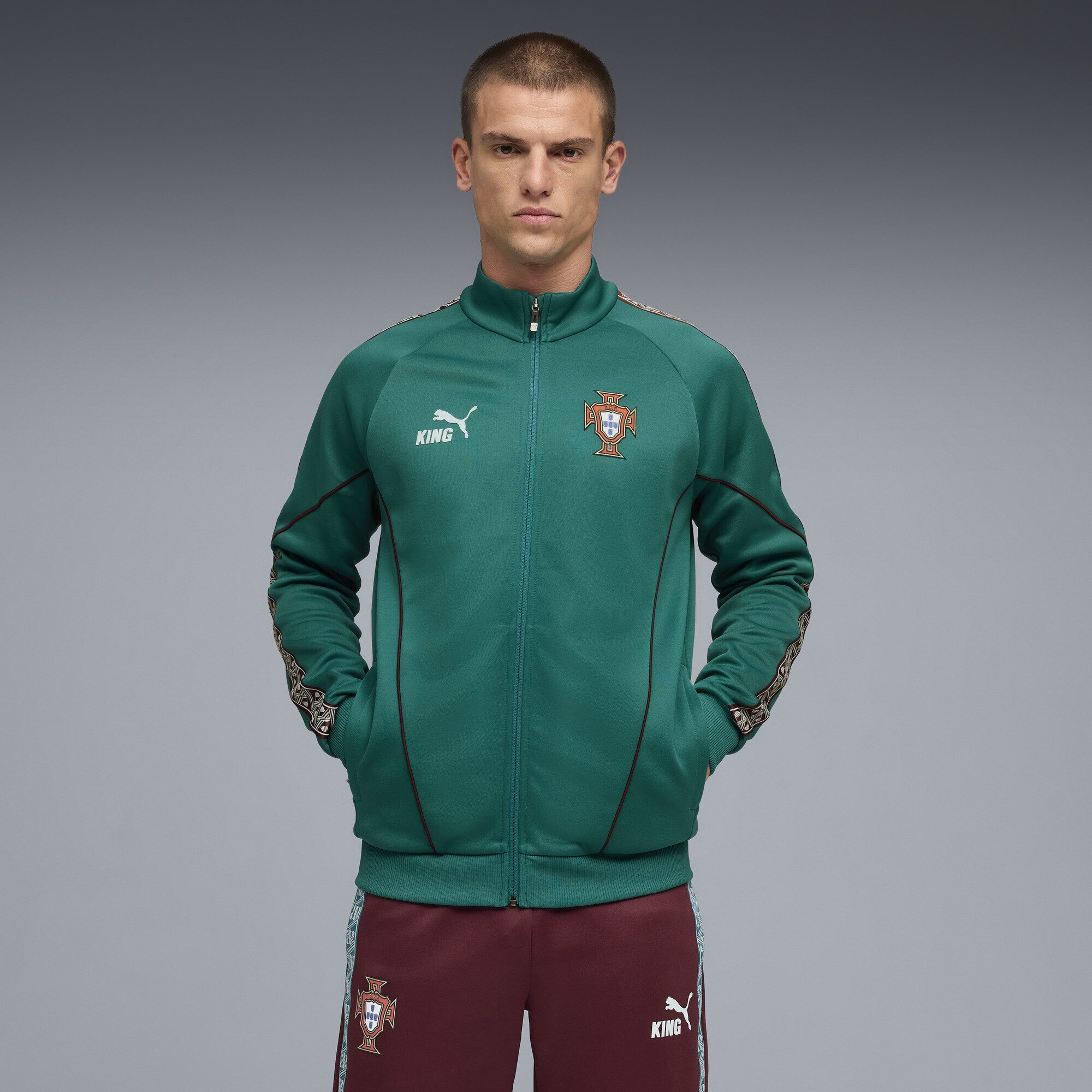 PUMA Sweatjacke Portugal KING Anthem Jacke Herren
