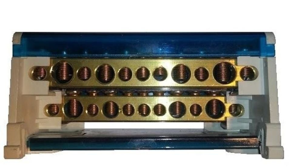 Thumbnail - XBS Verteilerbox Abzweigklemme Sammelklemme Verteilerblock auf TH35 2P 125A 500V, (1-tlg)