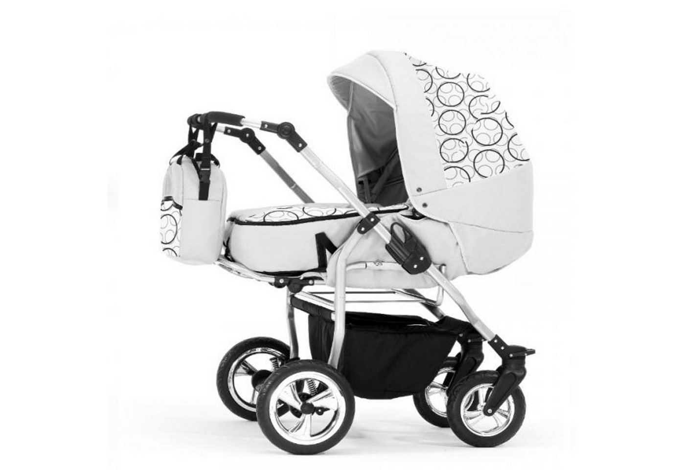 Thumbnail - BabyMerc Zwillingswagen Duo 2 in 1 inkl. Sportsitze und umfangreichen Zubehör in 20 Farben