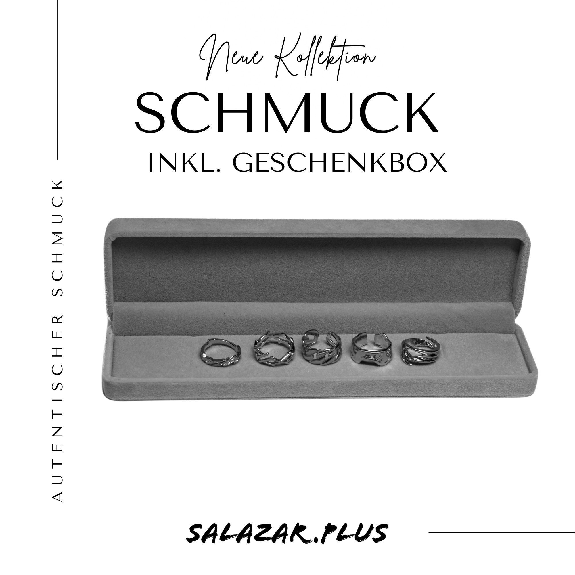 salazar.plus Ring-Set Verstellbare Ringe 5er Set günstig online kaufen