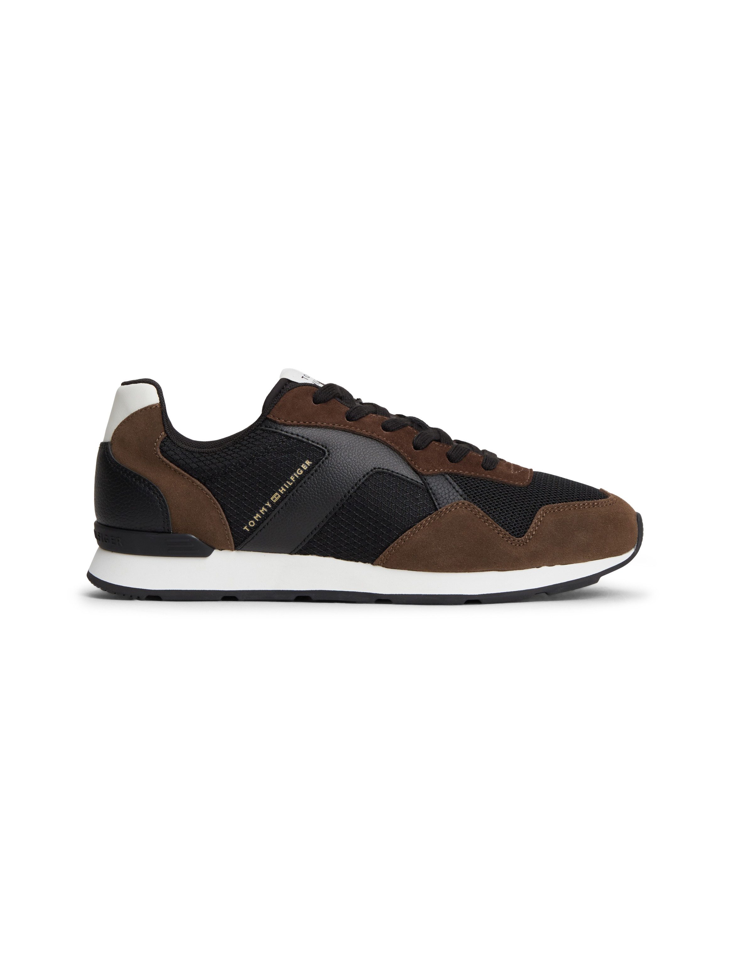 Tommy Hilfiger T HILFIGER CORE MIX RUNNER Sneaker Schnürschuh, Halbschuh, Freizeitschuh mit Kontrastbesätzen