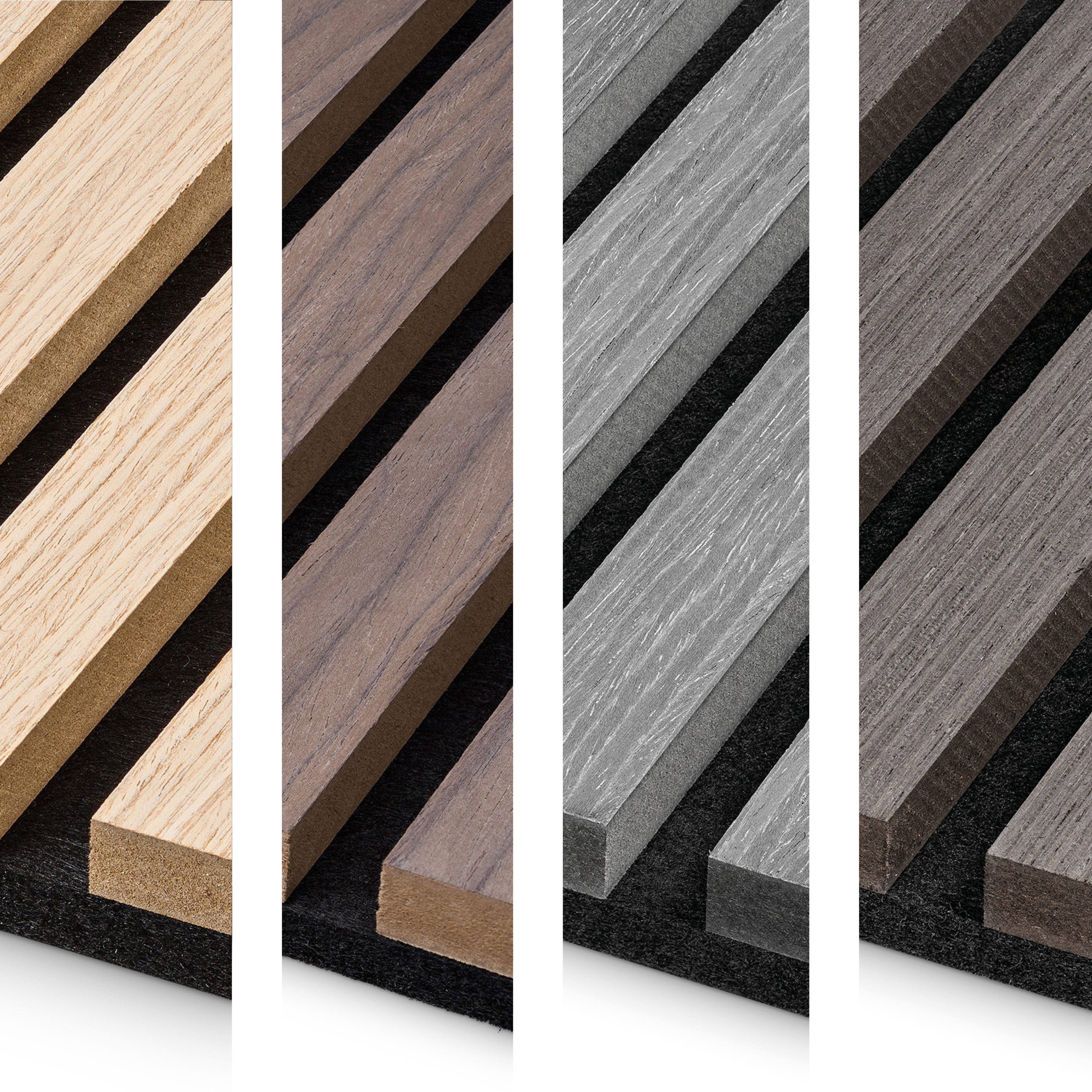 HAGEFOL Wandpaneel Akustikpaneele Holz, 3D Lamellenwand, günstig online kaufen