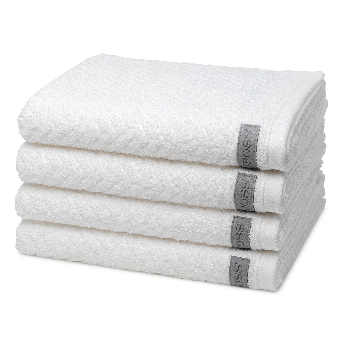 ROSS Handtuch Set Smart, Frottee (Spar-Set, 4-St), 4 X Handtuch im Set - Baumwolle - Saugstark