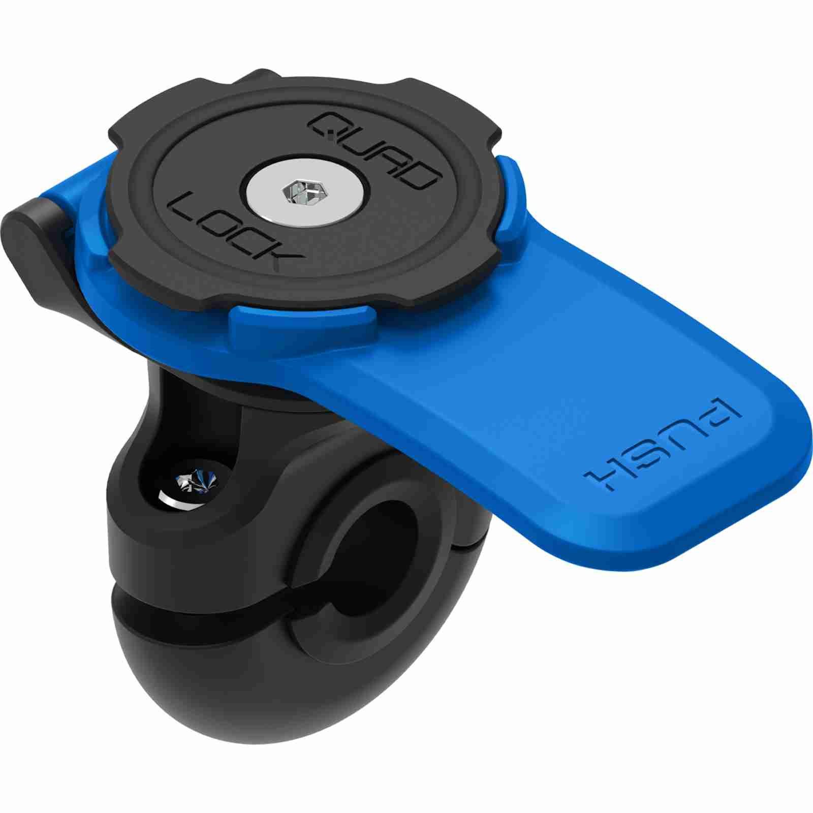 Quad Lock Handy-Halterung Quad Lock Smartphone-Halterung für Roller-/Motorradspiegel Schwarz