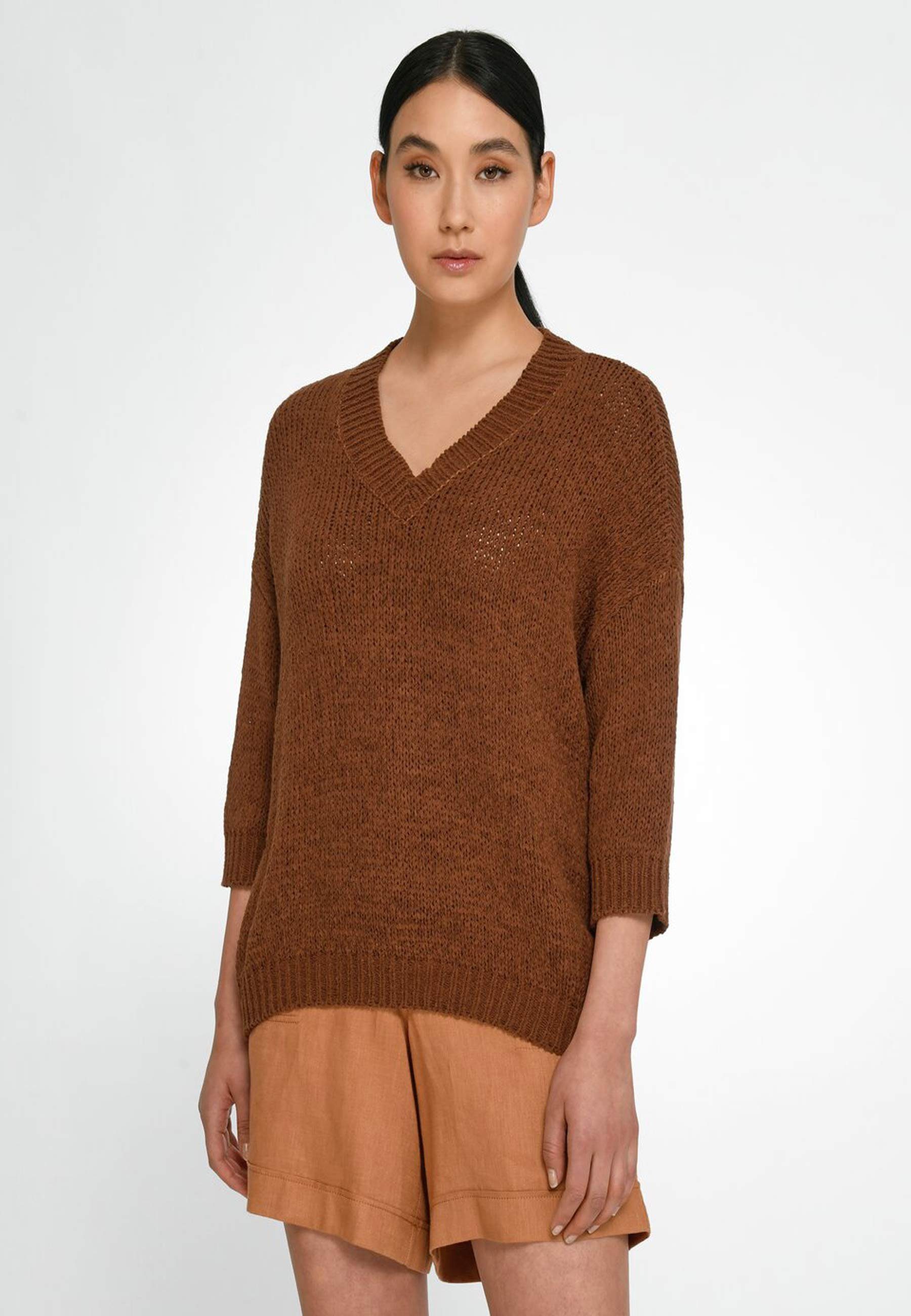 Hahn Cotton BRAUN Strickpullover Peter