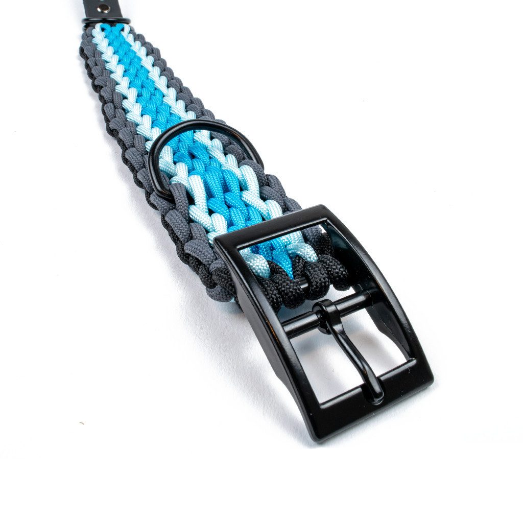 Tierluxe Hunde-Halsband Natur, Paracord, Handgemacht