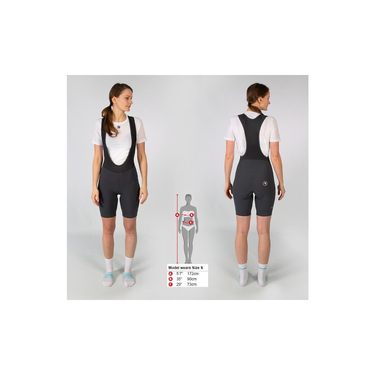 Endura Fahrradhose Women's Xtract Lite Bibshort Komfortable und funktionale Bibshort für Damen mit UV-Schutz und