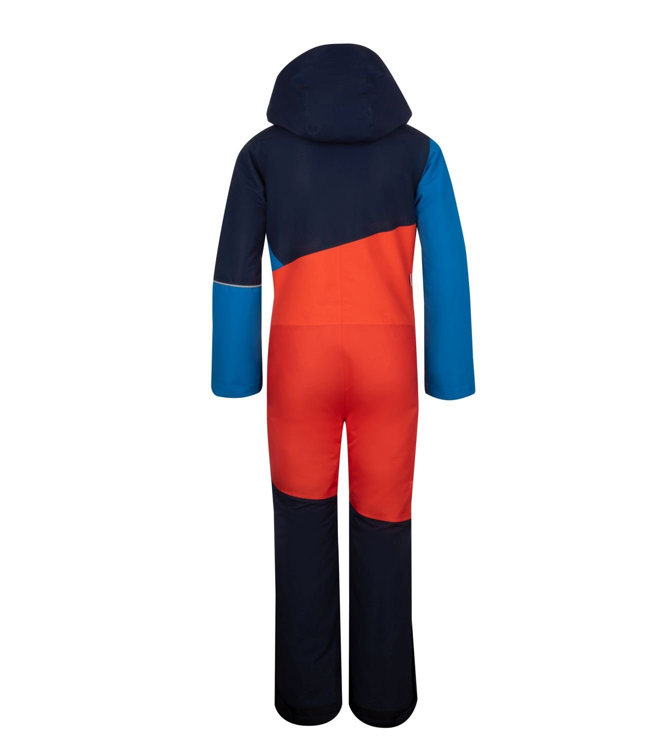 Hallingdal Orange/Mittelblau Schneeoverall Wasserdicht TROLLKIDS