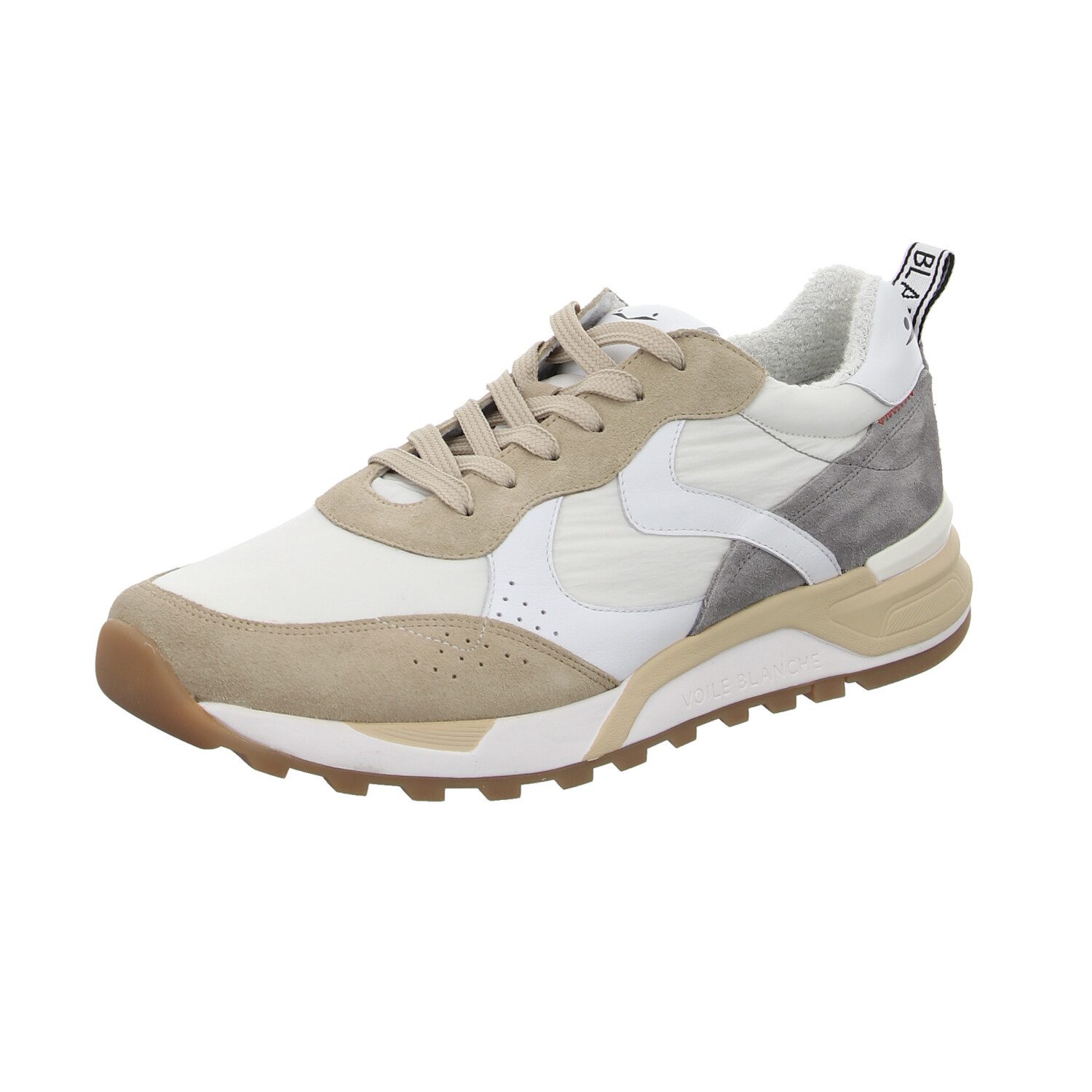 VOILE BLANCHE Magg sand white/grey Schnürschuh