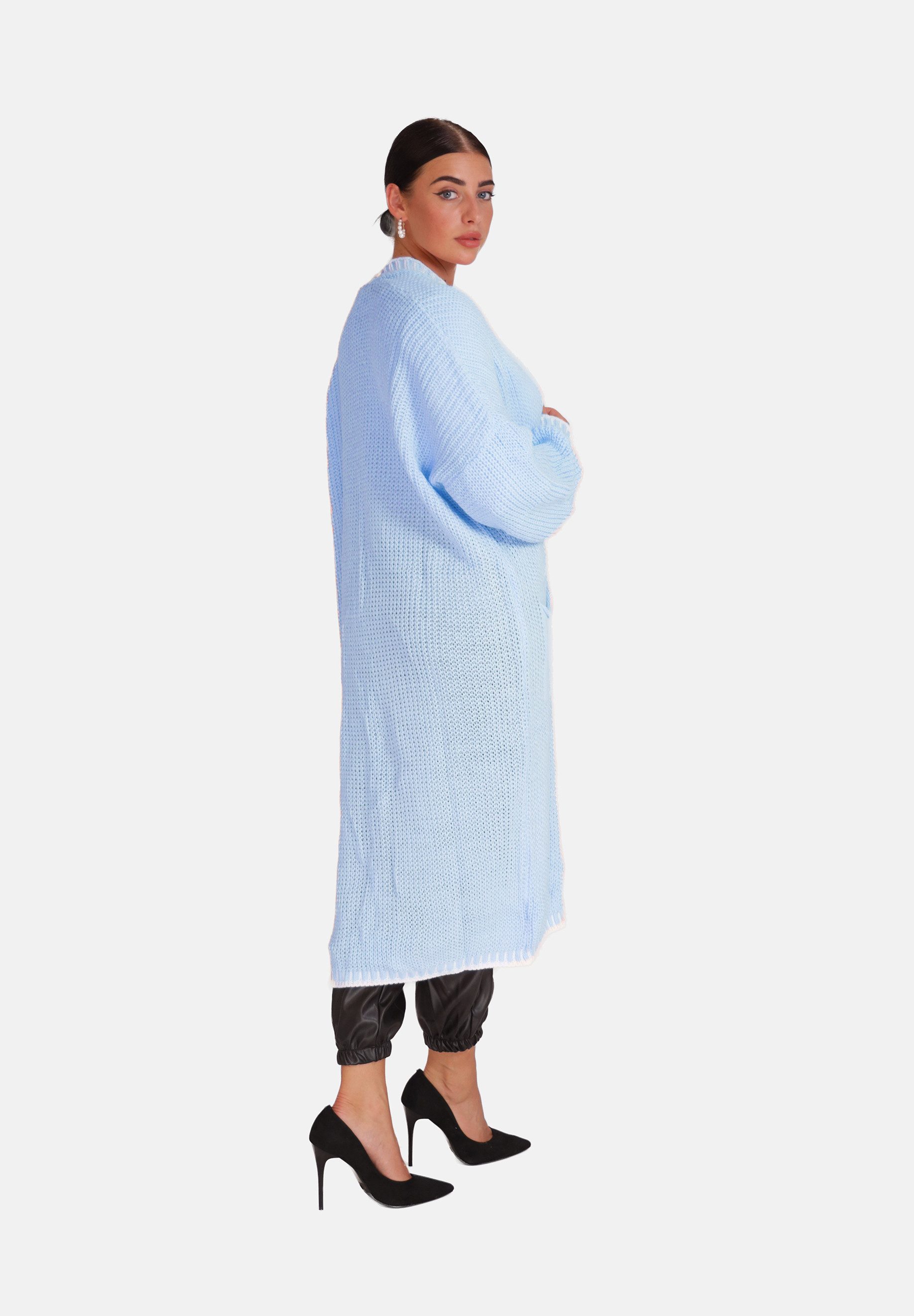 Elara Cardigan Elara Langer Damen Oversize günstig online kaufen