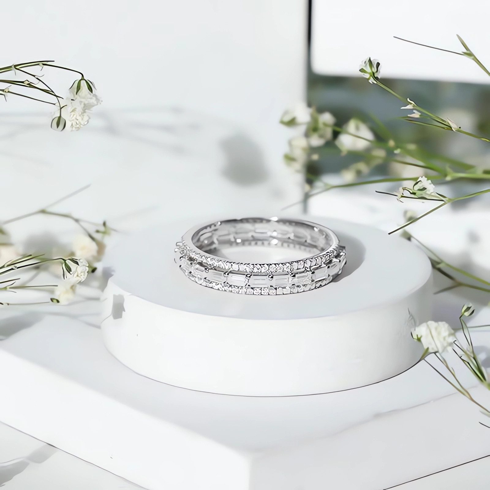 Jumpeak Diamantring Diamantring, Verlobungsring, Diamant Ring Damen, Geschenk für Frau, Promise Ring, Ring Gold Damen 585 Echtgold, Wedding Ring, Labordiamant