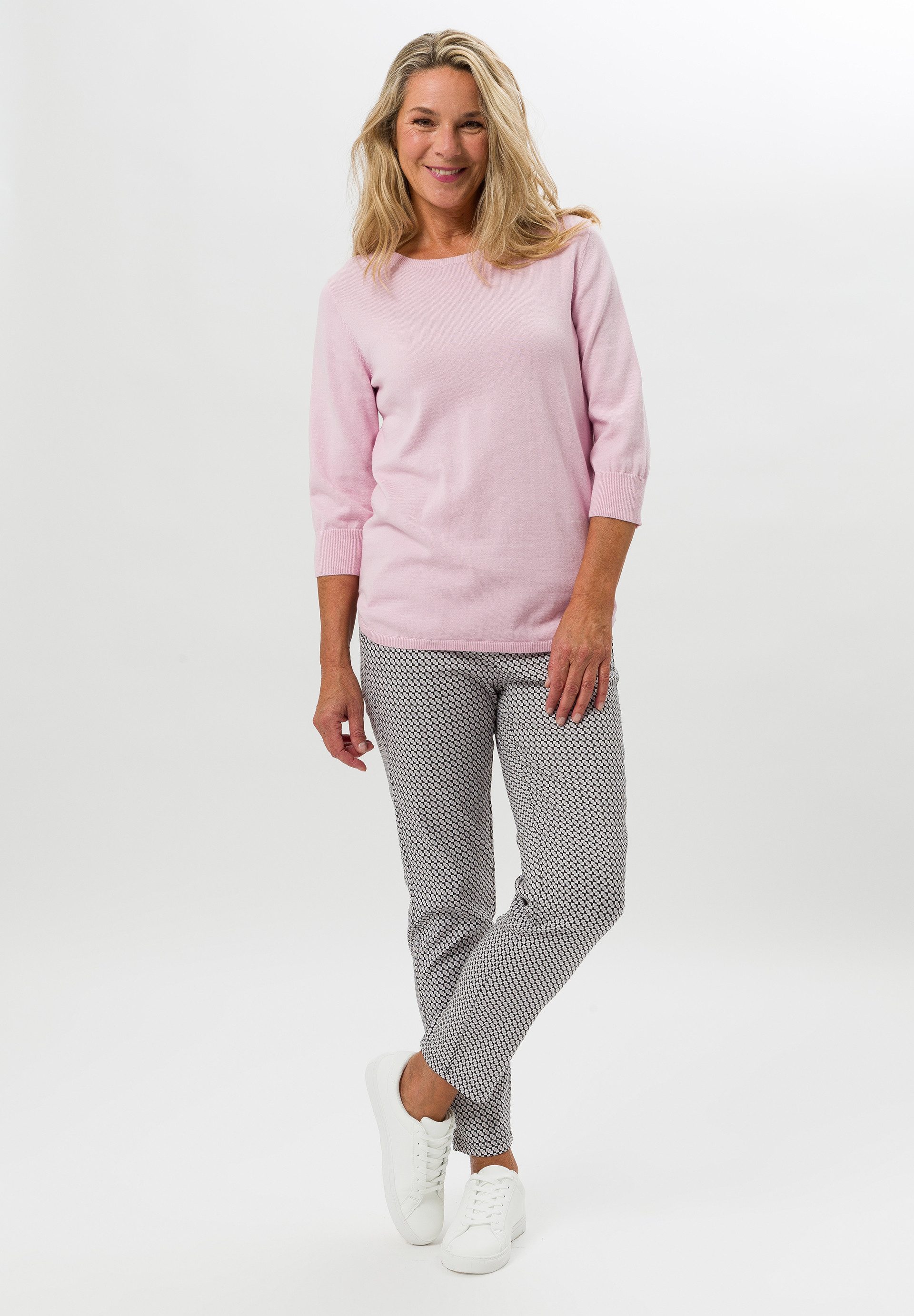FRANK WALDER Stoffhose mit elastsischem Bund