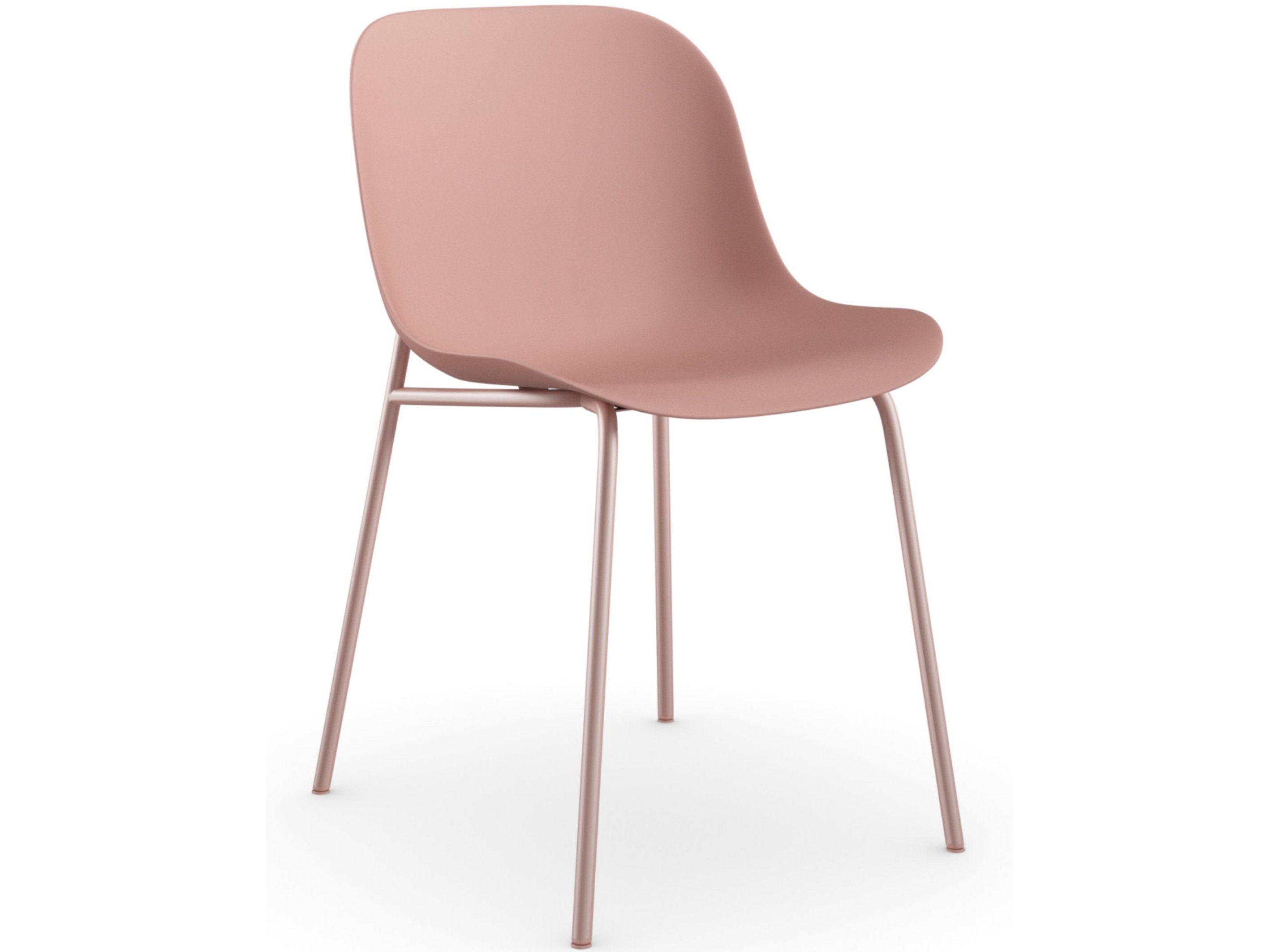 Metall, Gestell Orca, rose loft24 Stuhl | rose Farbenvarianten 2er aus Set,