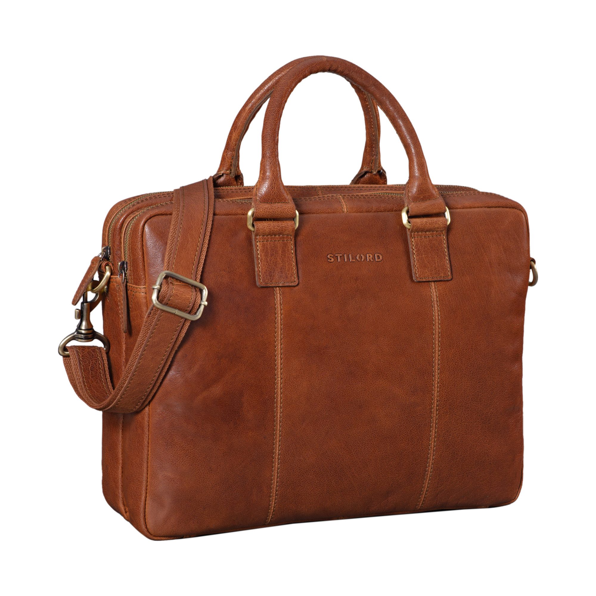 Laptoptasche "Zacharias" Businesstasche Leder Aktentasche