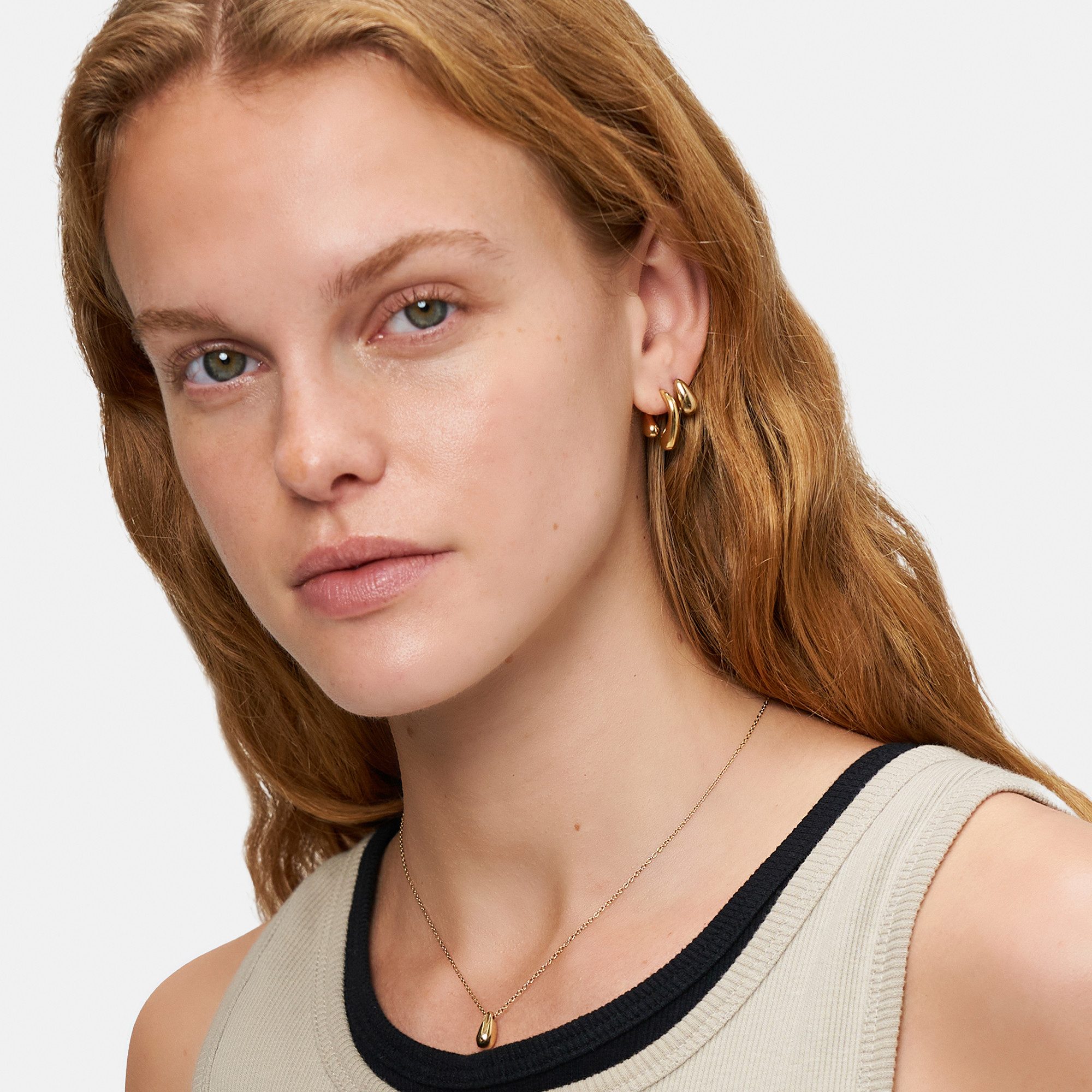 Liebeskind Berlin Paar Creolen Schmuck Geschenk Edelstahl Ohrringe The Melt günstig online kaufen