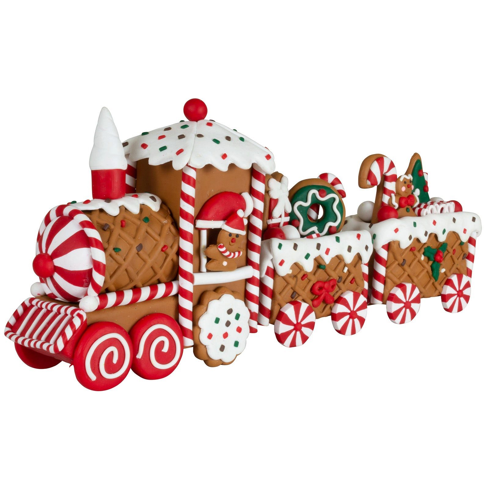 Dekoobjekt Weihnachten Lebkuchen-Zug 33 cm
