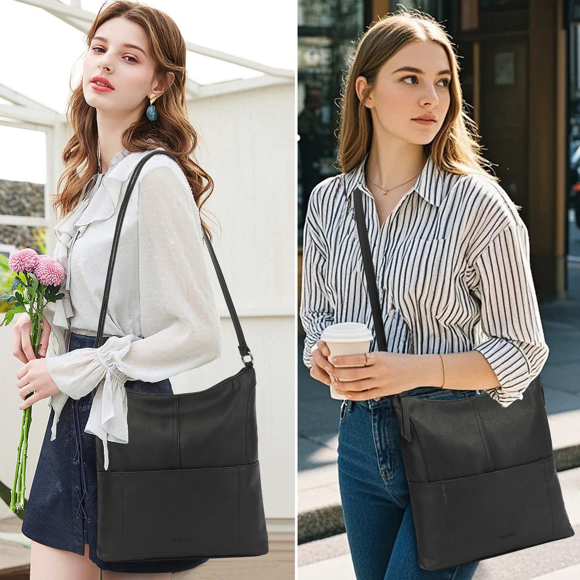 TAN.TOMI Schultertasche Handtasche Damen Shopper Tasche Crossbody Bag Freiz günstig online kaufen