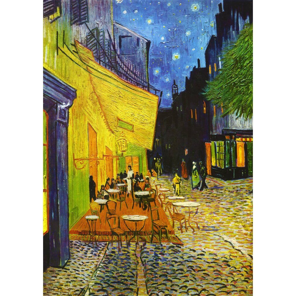 Puzzle ENJOY Puzzle Vincent Van Gogh: Terrassencafé bei Nacht 1000 Teile