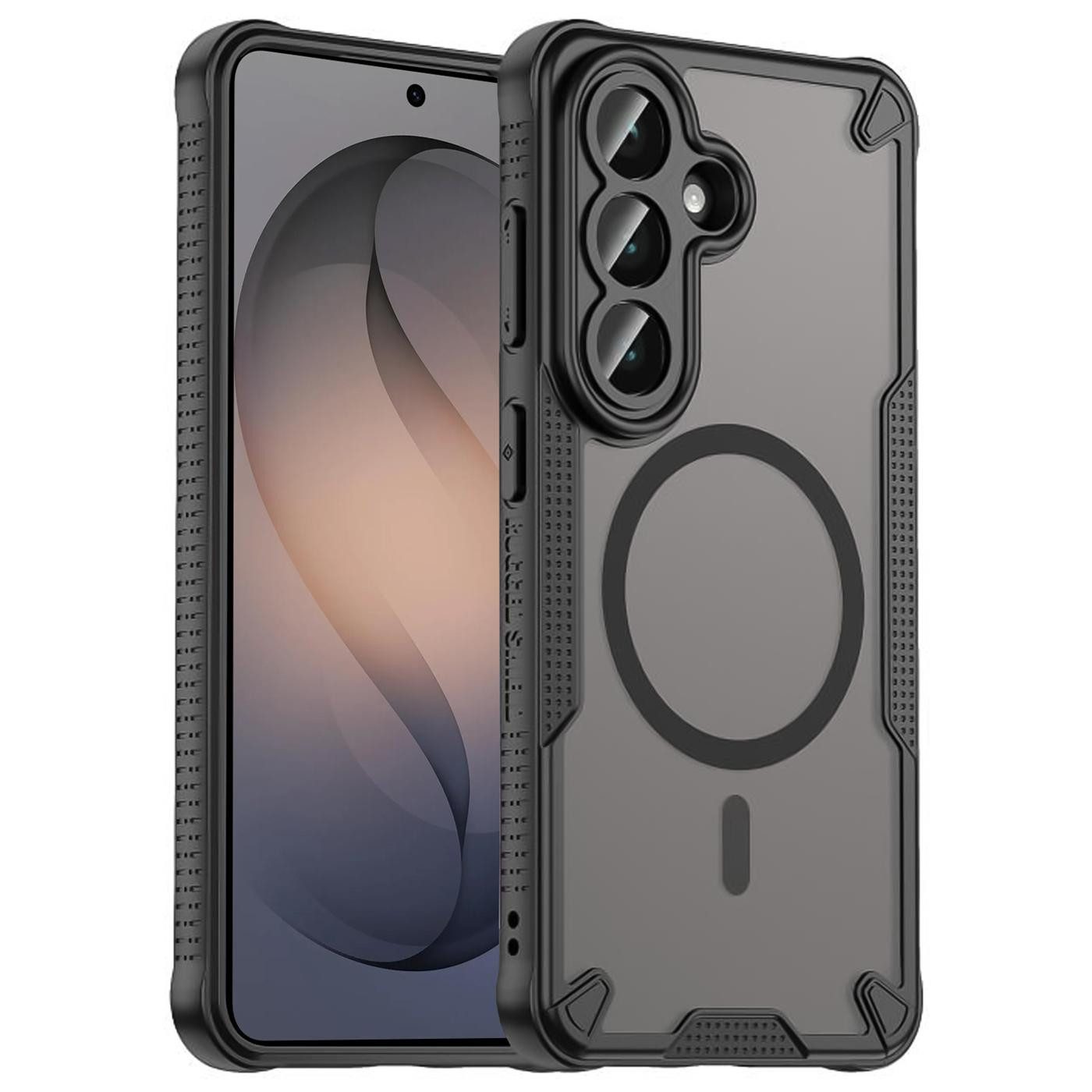 CoolGadget Handyhülle Defender Series Handy Hülle für Samsung Galaxy S26 6,3 Zoll, Magsafe TPU Schlicht Robust Schutzhülle für Galaxy S26 Hülle