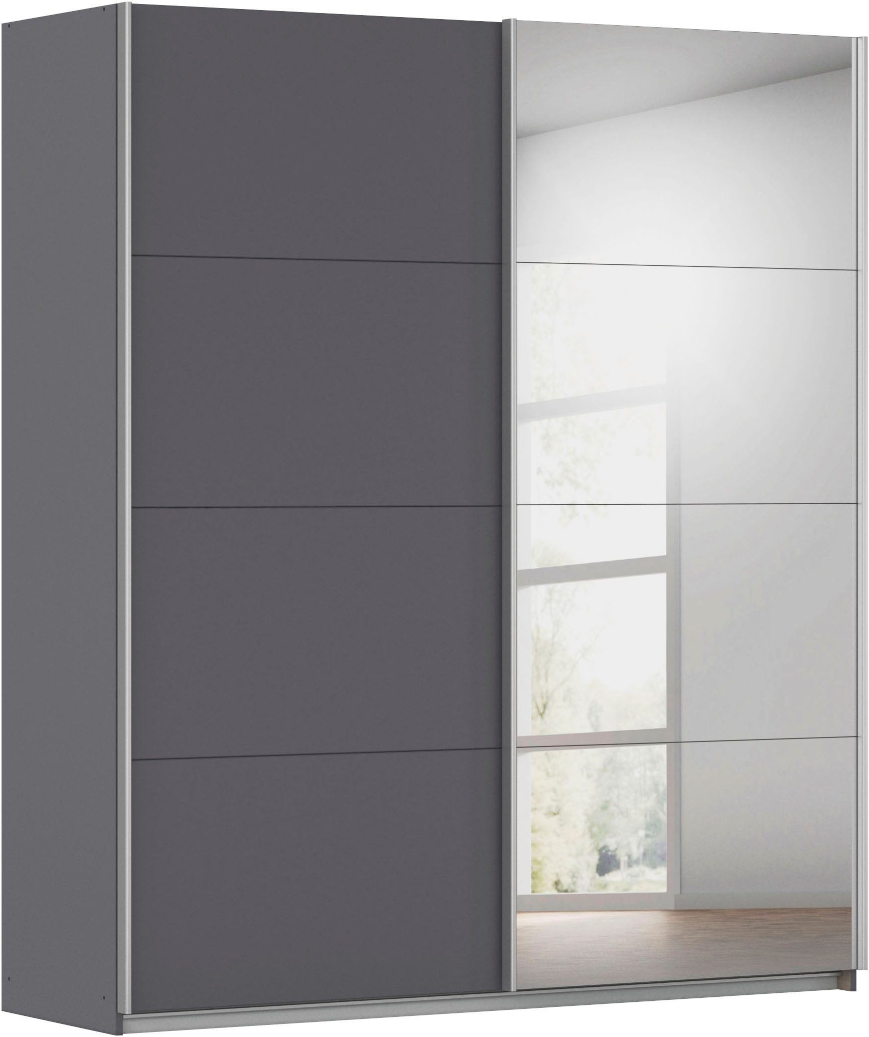 OTTO home Kleiderschrank Mehrzweckschrank Schwebetürenschrank Mietswohnung Schlafzimmer CORTONA (erhältlich in Breite: 136/181/203/226/271/315/360 cm, Höhe: 210/229 cm) in 3 Ausstattungen BASIC/CLASSIC/PREMIUM (SOFT-CLOSE) MADE IN GERMANY