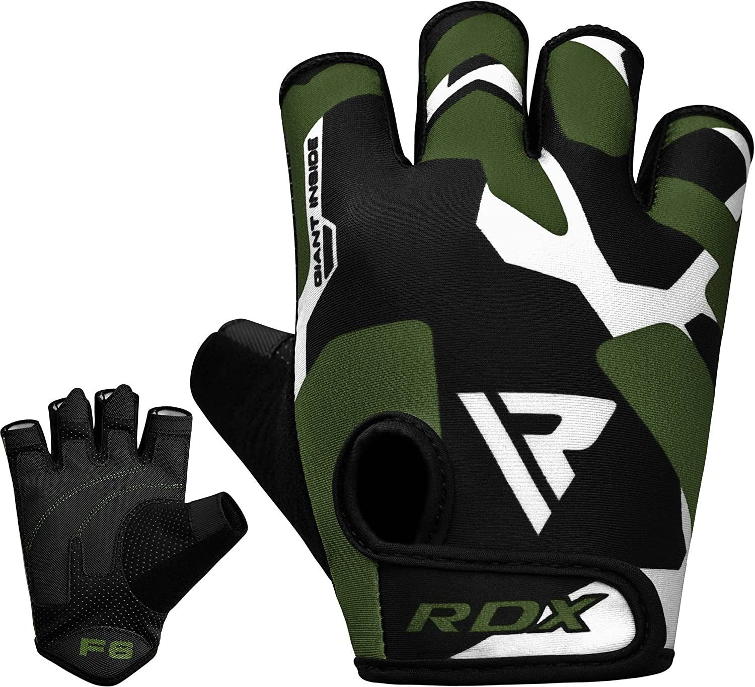 RDX Trainingshandschuhe RDX Fitness Handschuhe, Trainingshandschuhe, Workout Handgelenkschutz GREEN
