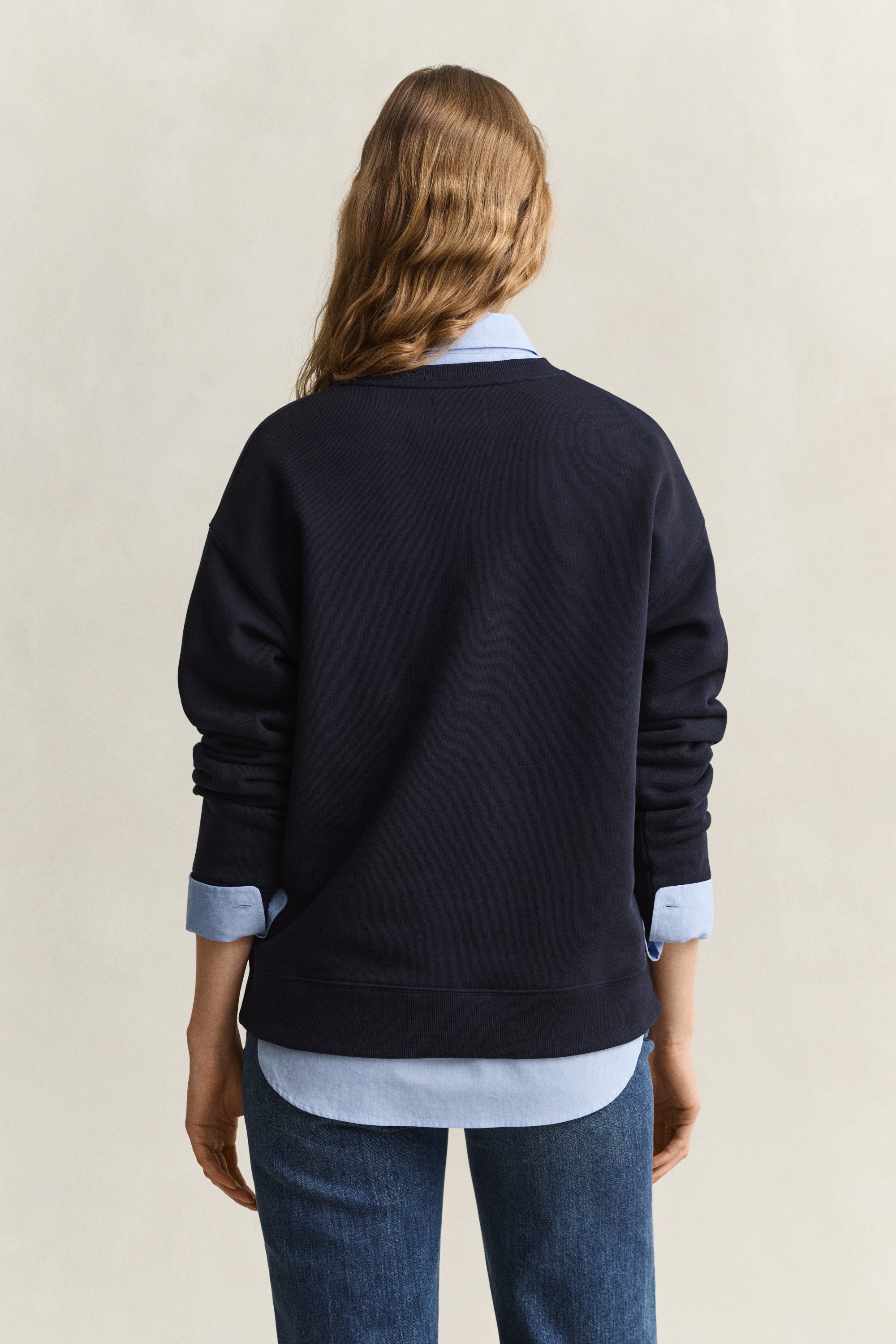 Gant Sweatshirt GRAPHIC C-NECK SWEAT Relaxed fit mit Rundhalsausschnitt