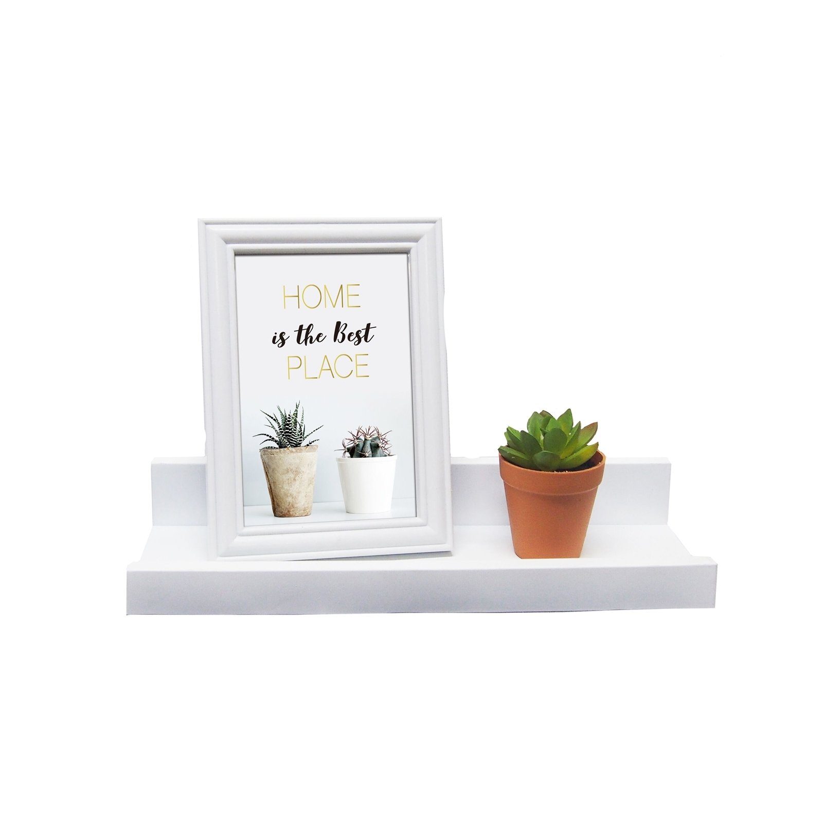 HTI-Line Wandregal Regalset 2-teilig Viola, Set 2-tlg., Wandregal mit Bilderrahmen. Reduzierter Preis € 6,71. Unverbindliche Preisempfehlung € 19,90