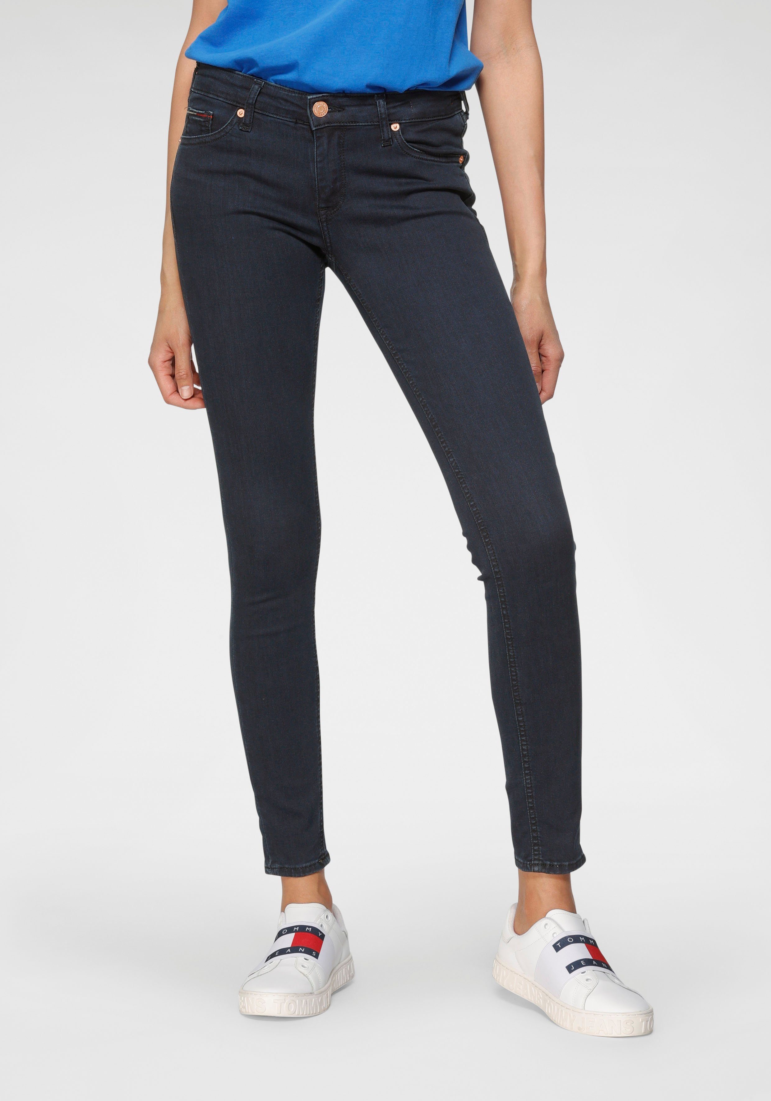 Shaping Stretch, perfektes Jeans Skinny-fit-Jeans mit Tommy für