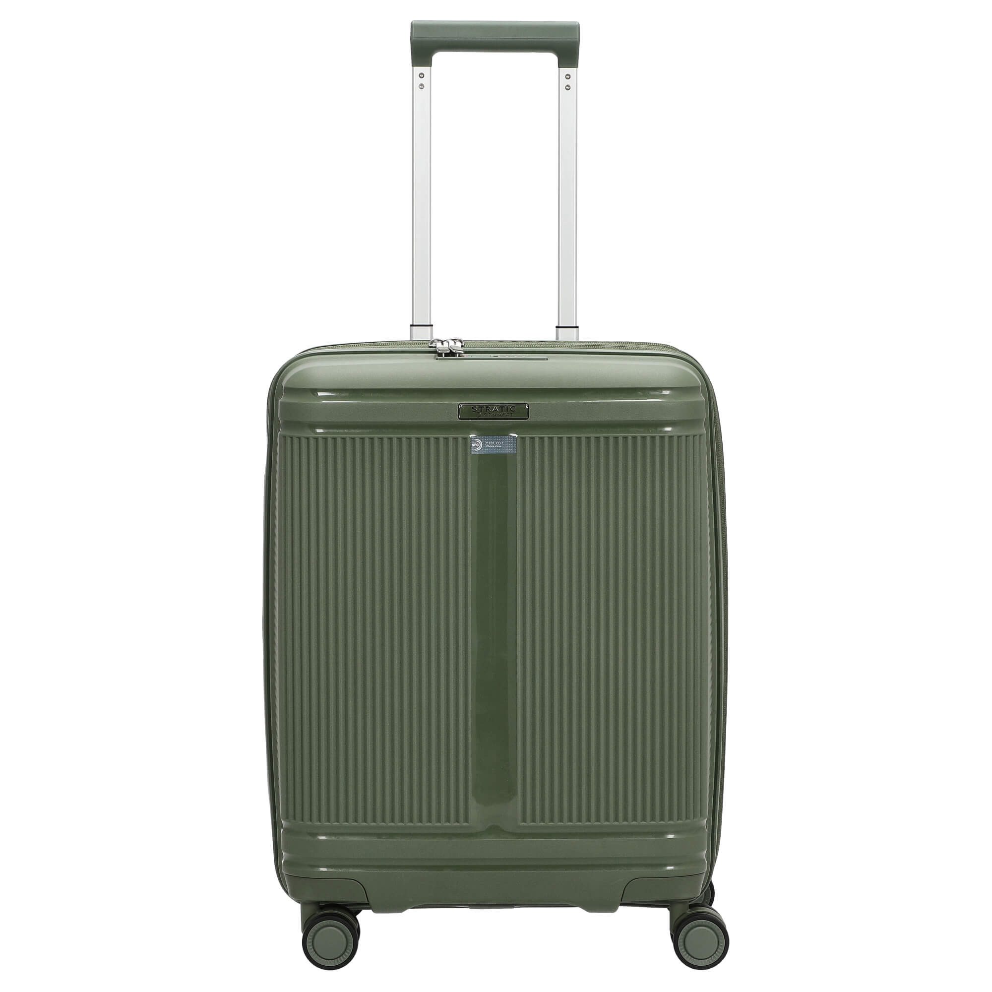 Stratic Handgepäck-Trolley Straw T - 4-Rollen-Trolley S 54 cm erw. (olive), 4 Rollen Rollen