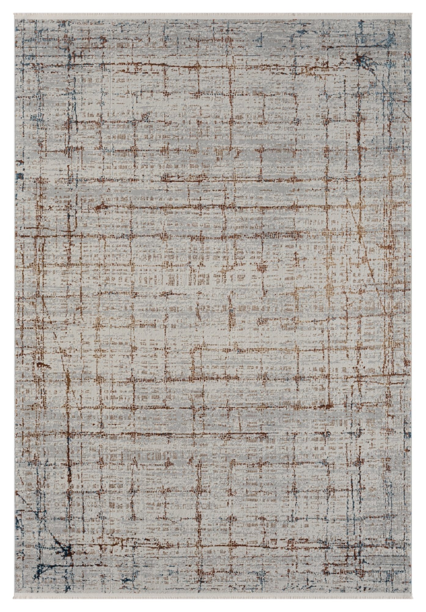 Wohnando Teppich MY-RUG Neha 3, Kurzflorteppich 200x140cm, rechteckig, Höhe: 13 mm, besonders weich, Retrostil, Vintage-Look