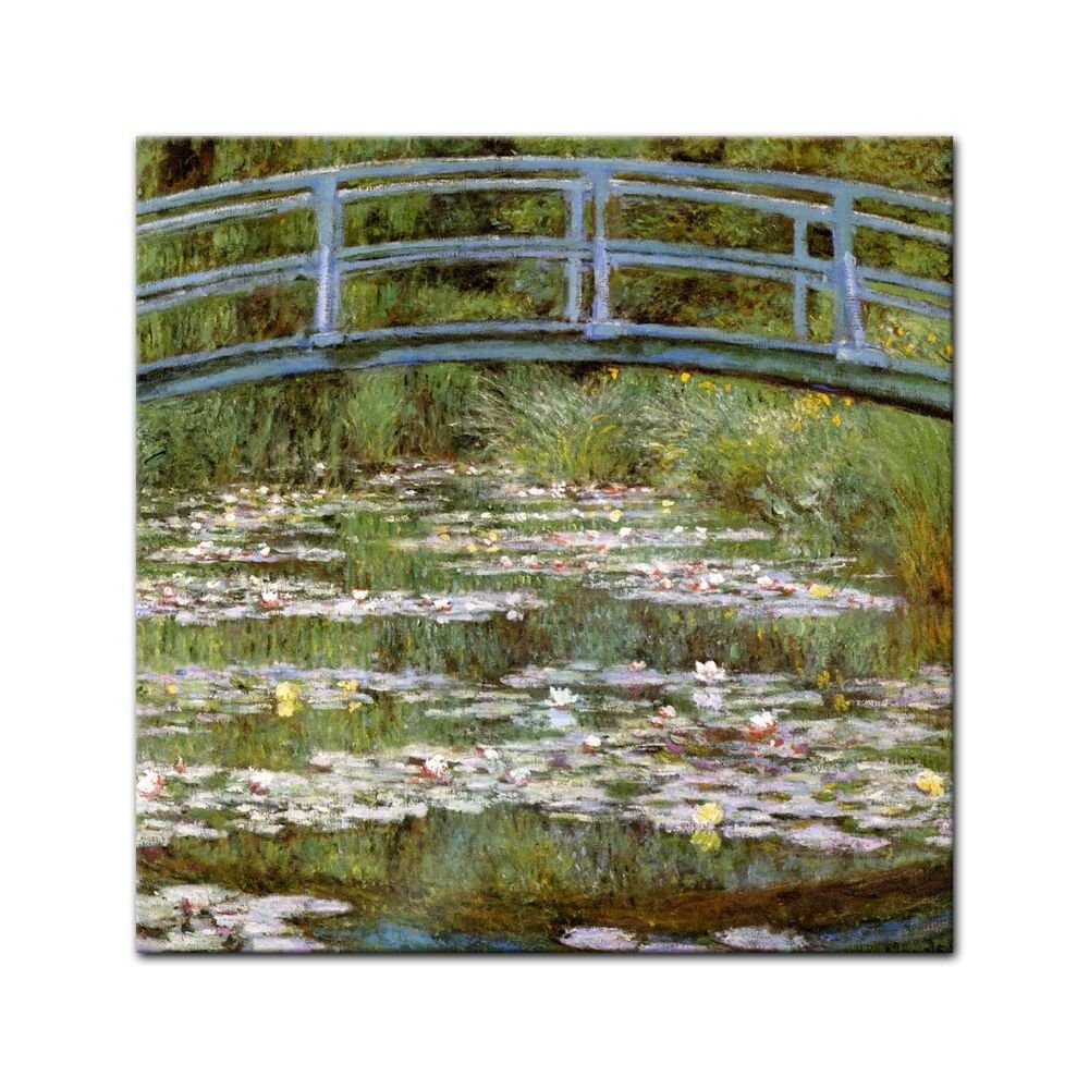 Bilderdepot24 Glasbild Glasbild Claude Monet Alte Meister Die Japanische Brucke Online Kaufen Otto
