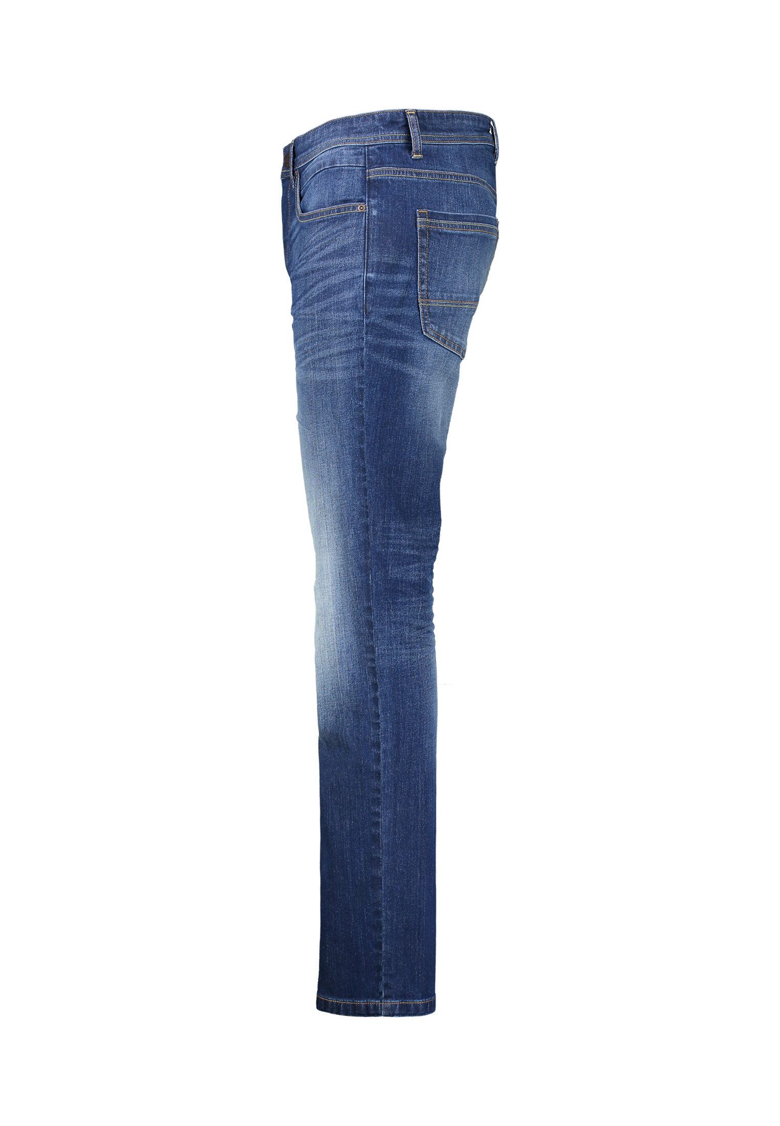 LERROS Slim-fit-Jeans CONLIN 5-Pocket Stretch-Denim, SLIM FIT CONLIN Herren Jeans, blau, bequem, Used-Look, 99% Baumwolle, 1% Elasthan
