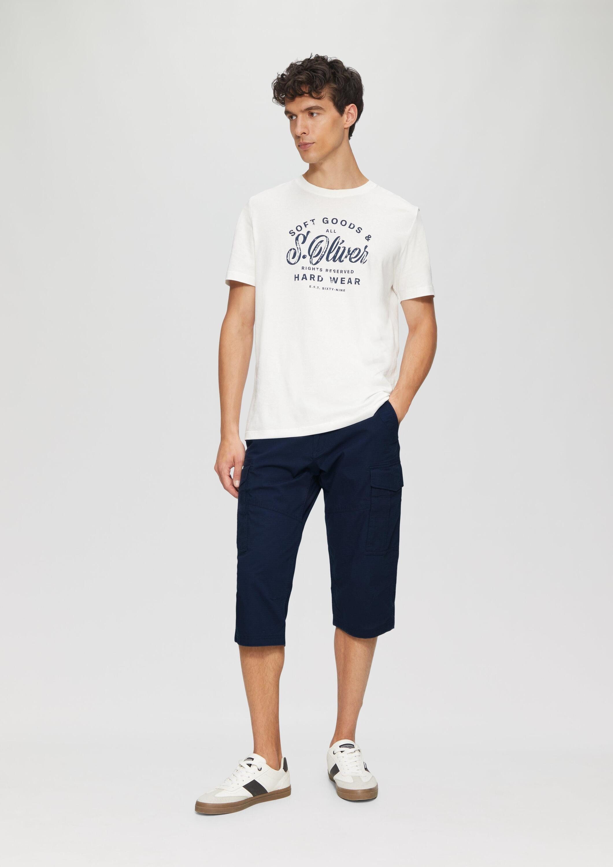 s.Oliver Shorts Bermuda FILE File: Strukturierte Bermuda im Relaxed Fit in günstig online kaufen