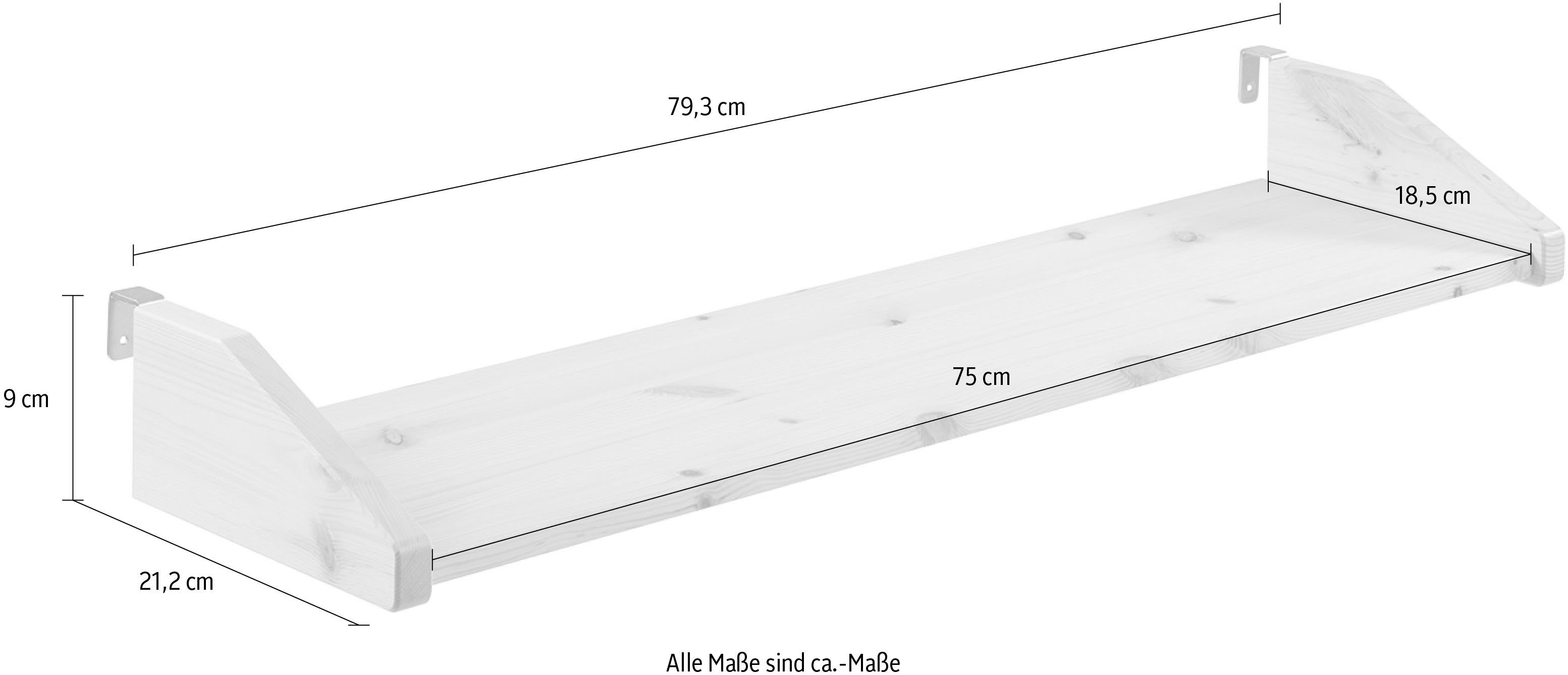 Vipack Kinderregal Pino, mit 2 Metallhaken, günstig online kaufen