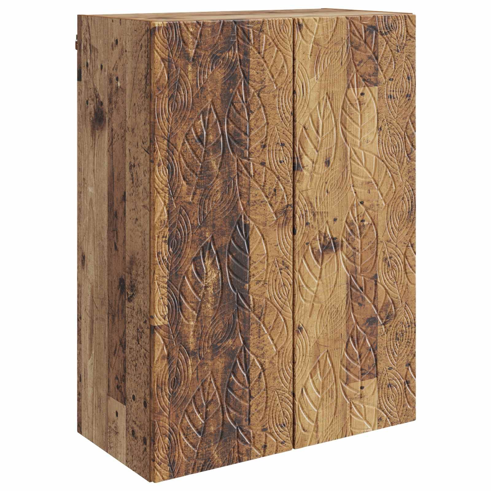 vidaXL Schranksystem Wandschrank 66 x 34,5 x 90 cm Holzwerkstoff Altholz (1-St)