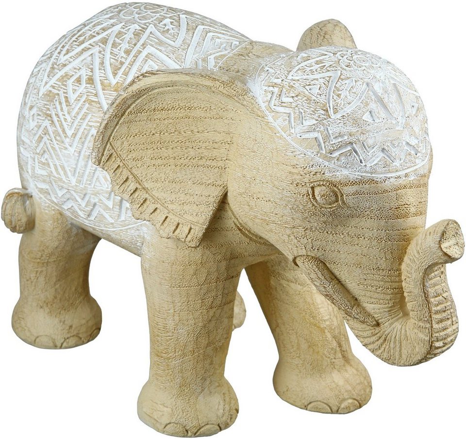 Casablanca by Gilde Dekofigur Tierfigur Elefant Morani, natur (1 St), natur