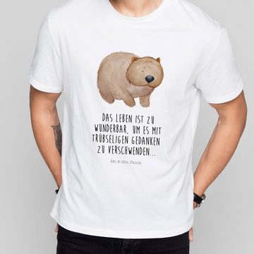 Mr. & Mrs. Panda T-Shirt Wombat - Weiß - Geschenk, Tiere, lustige Sprüche, süße Tiermotive, Sc (1-tlg)
