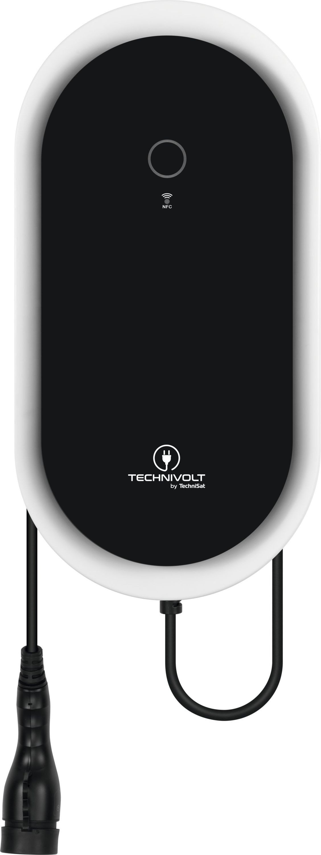 TechniVolt Elektroauto-Ladestation TECHNIVOLT 1100, 5m integrierte Ladesteckdose Typ 2, RFID-Karte, IP54, 16A Ladestrom